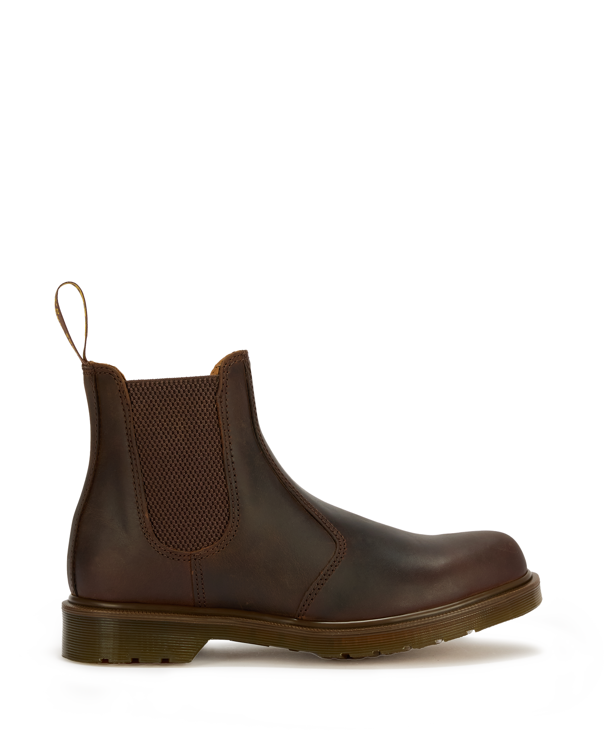 2976 Crazy Horse Leather Chelsea Boots in DARK BROWN | Dr. Martens™
