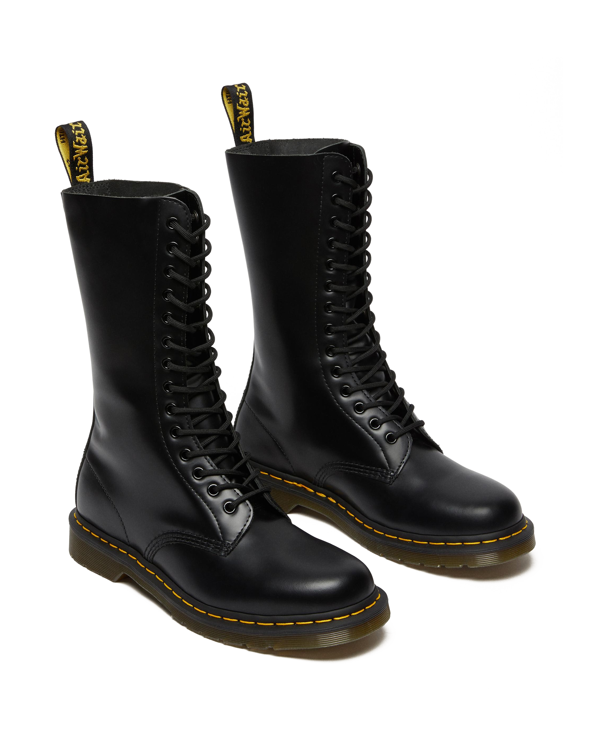Boots montantes 1914 en cuir Smooth à lacets