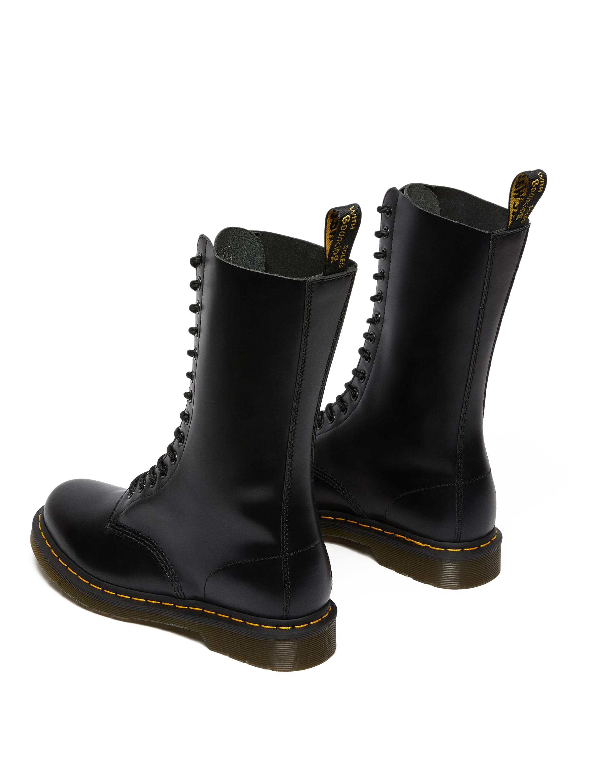Boots montantes 1914 en cuir Smooth à lacets