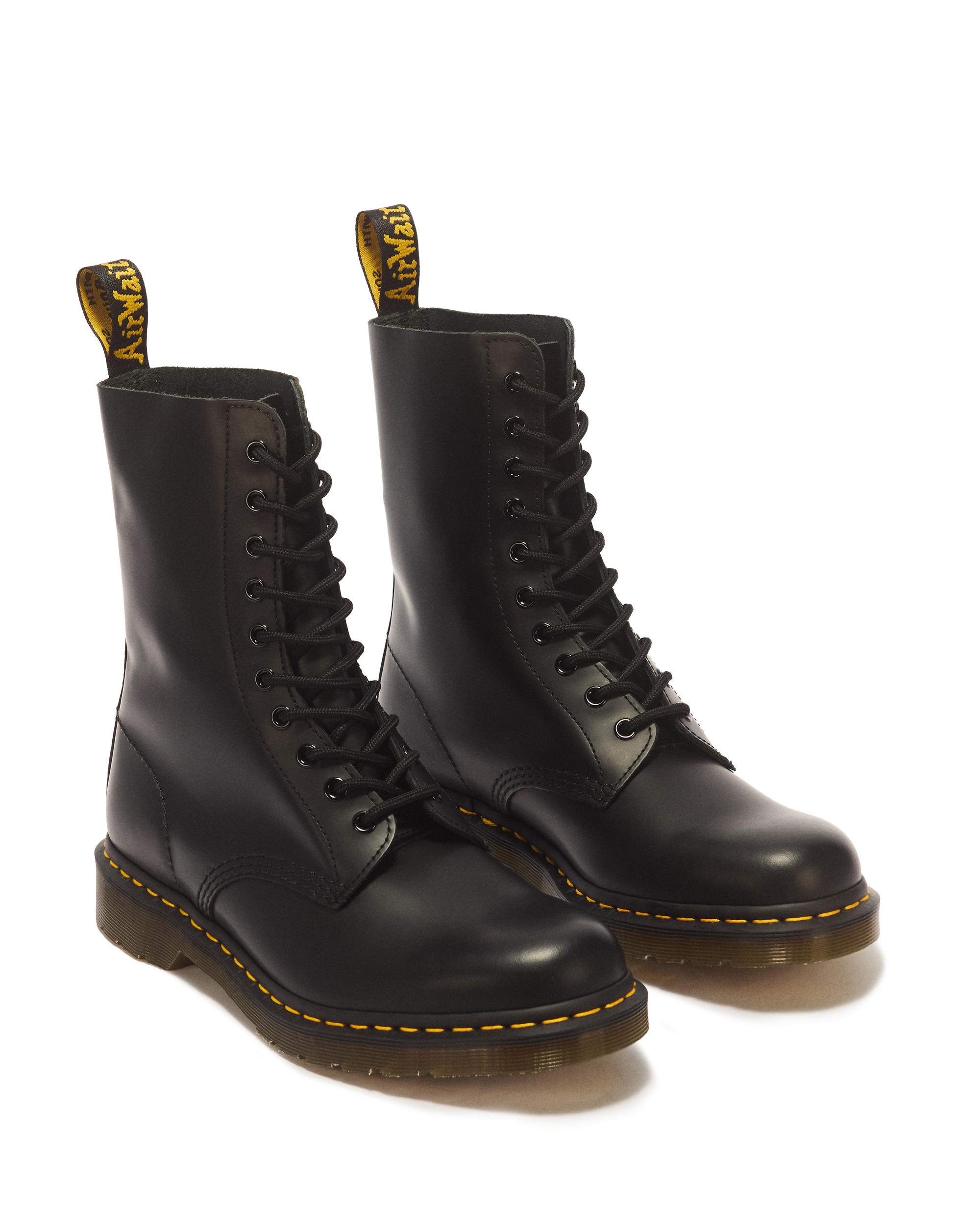 Boots montantes 1490 en cuir Smooth à lacets