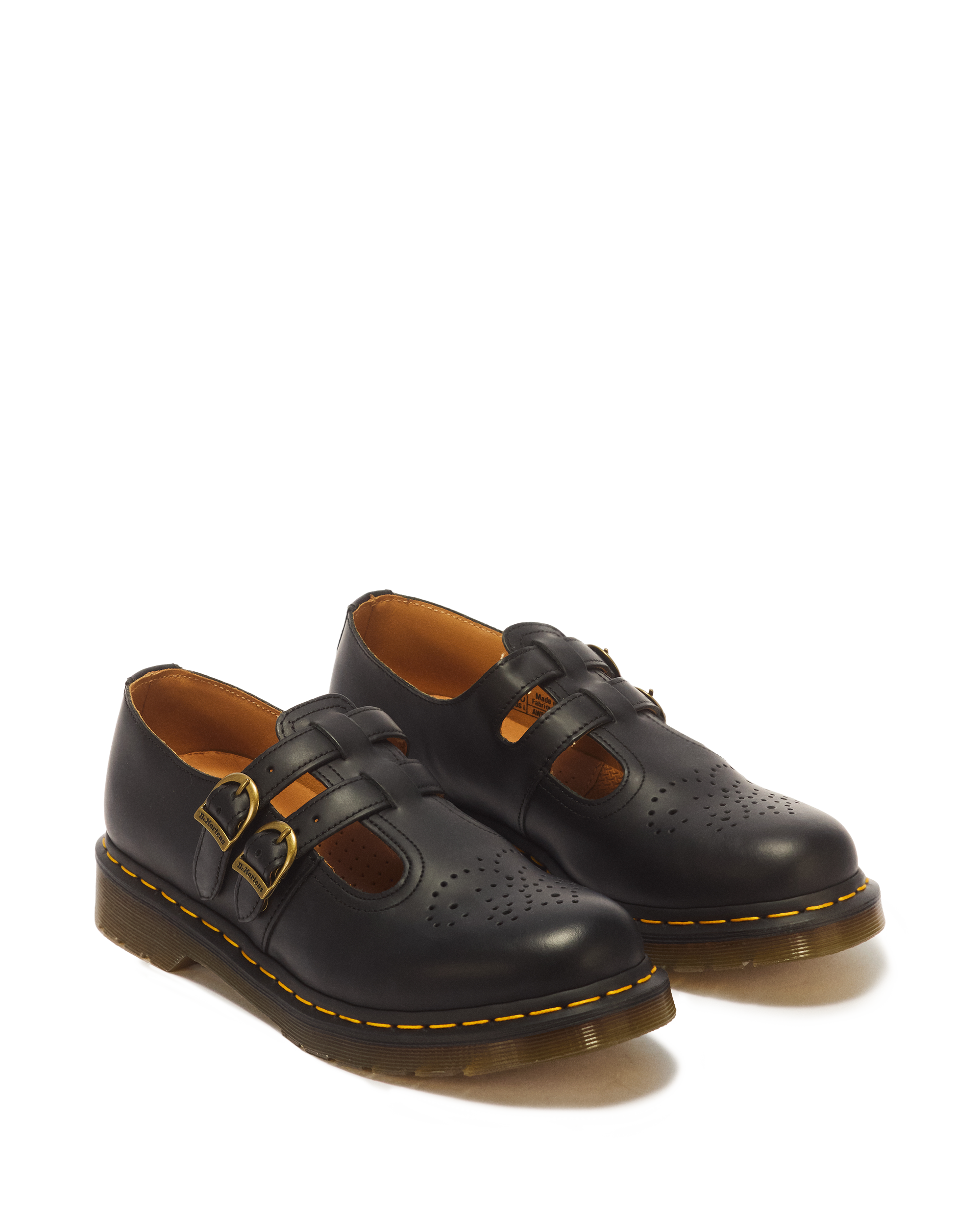 8065 Smooth Leather Mary Jane Shoes in Black | Dr. Martens™