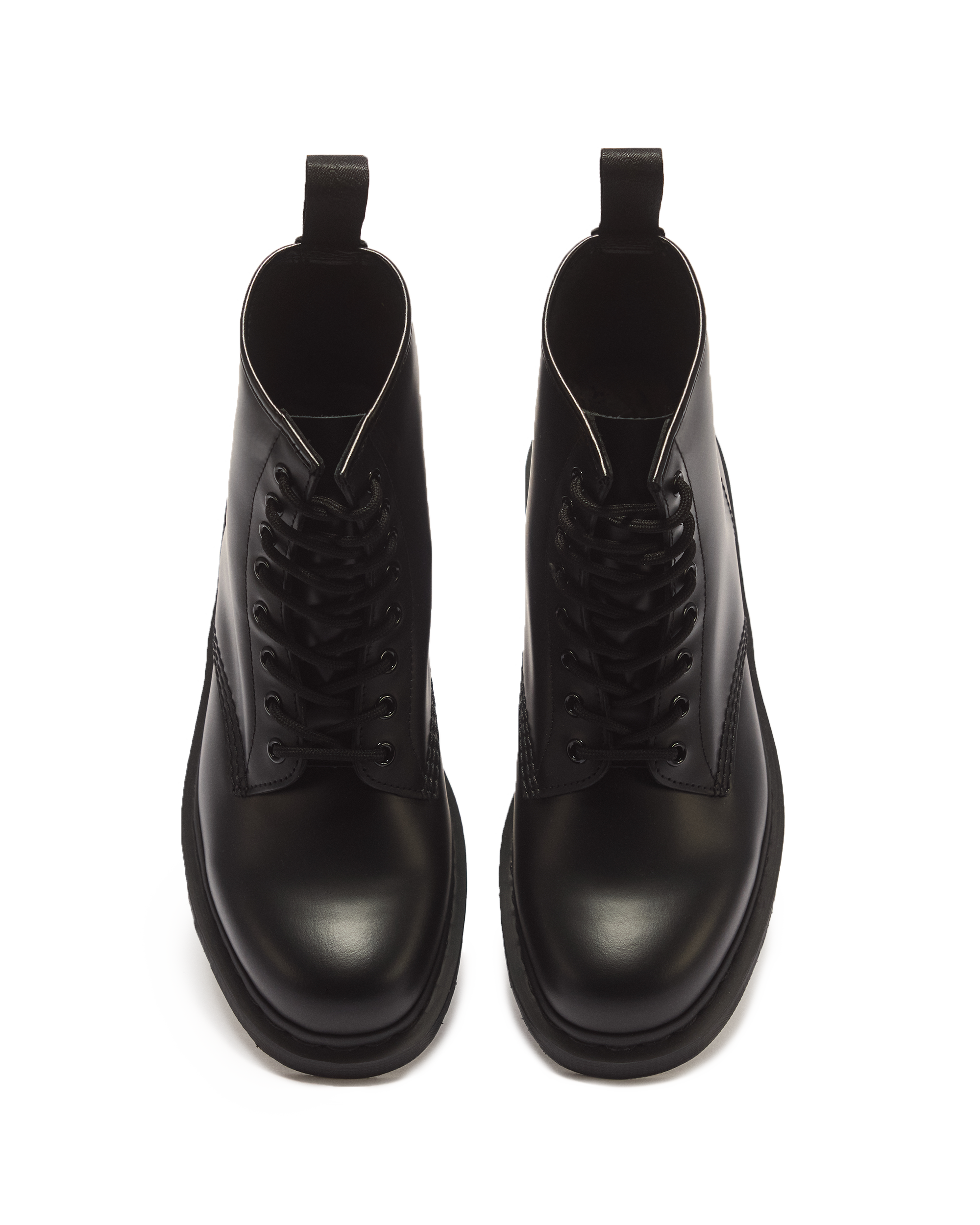 1460 Mono Smooth Leather Lace Up Boots in Black | Dr. Martens™