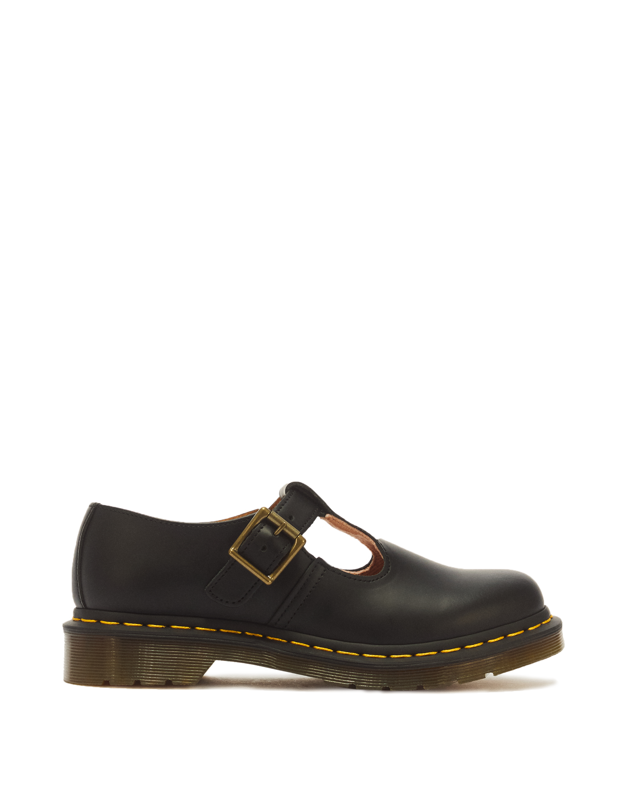 靴 Dr. Martens POLLEY Polley Smooth Leather Mary Jane Shoes in Black | Dr. Martens™
