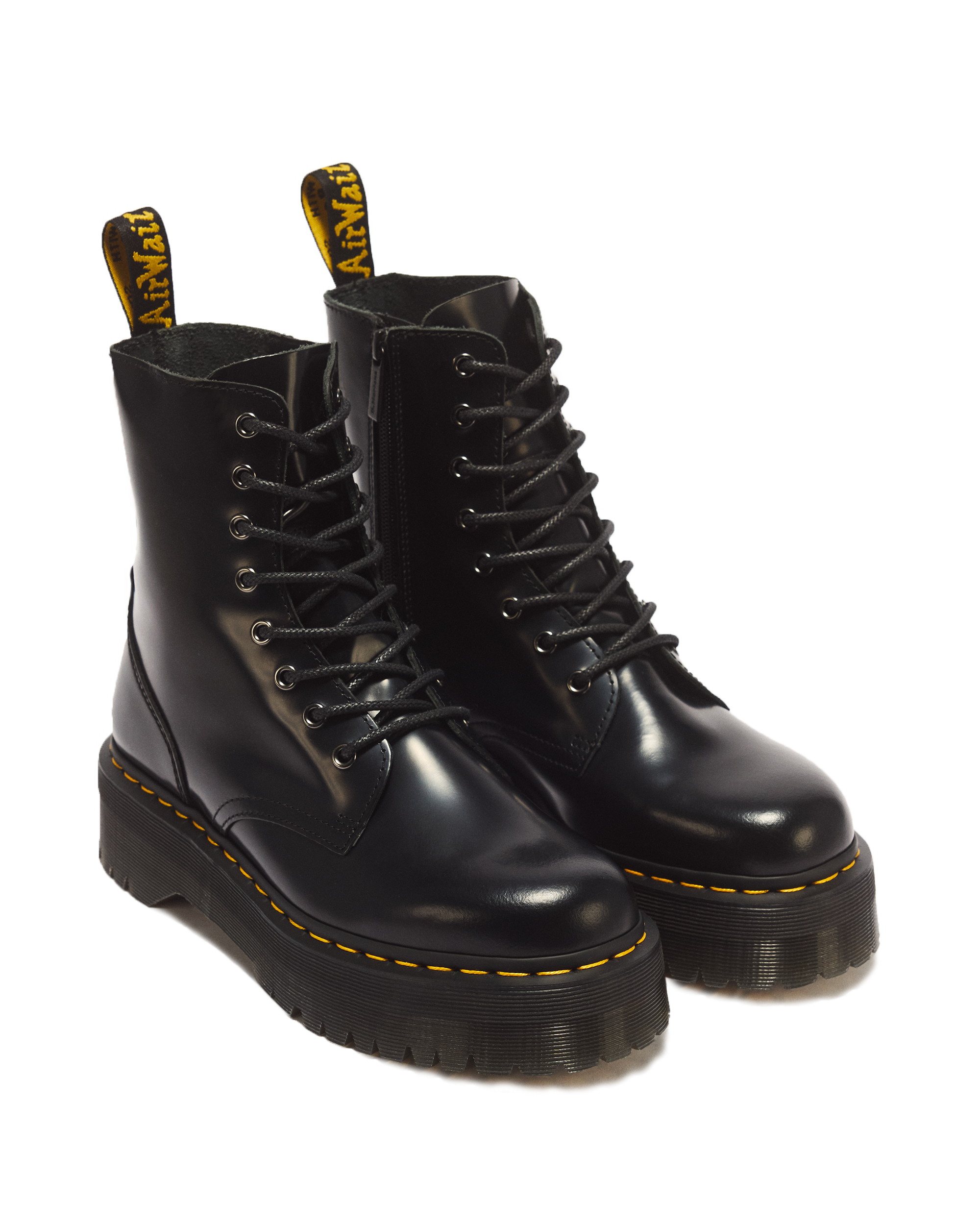 Jadon Smooth Leather Platform Boots
