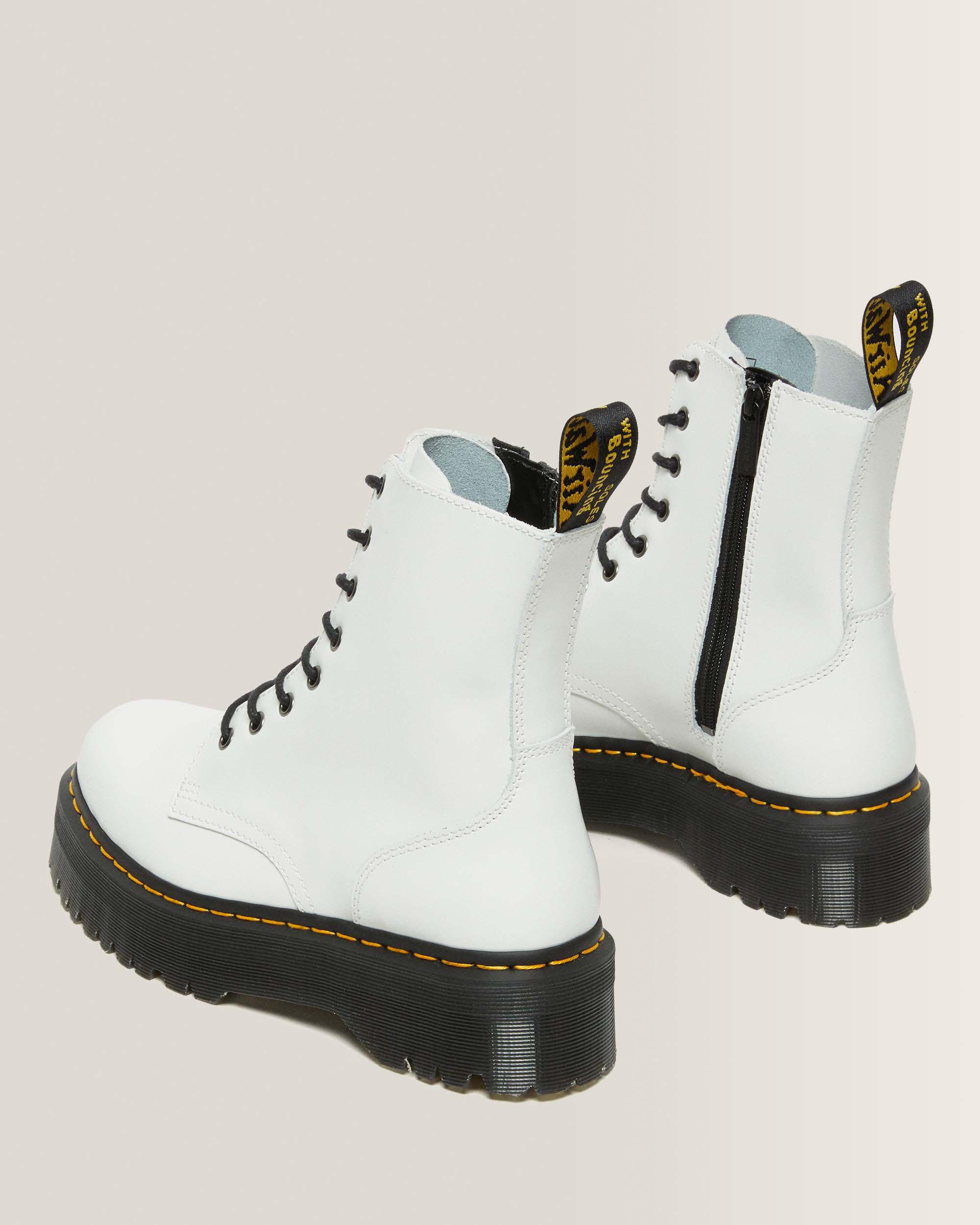 Jadon Smooth Leather Platform Boots