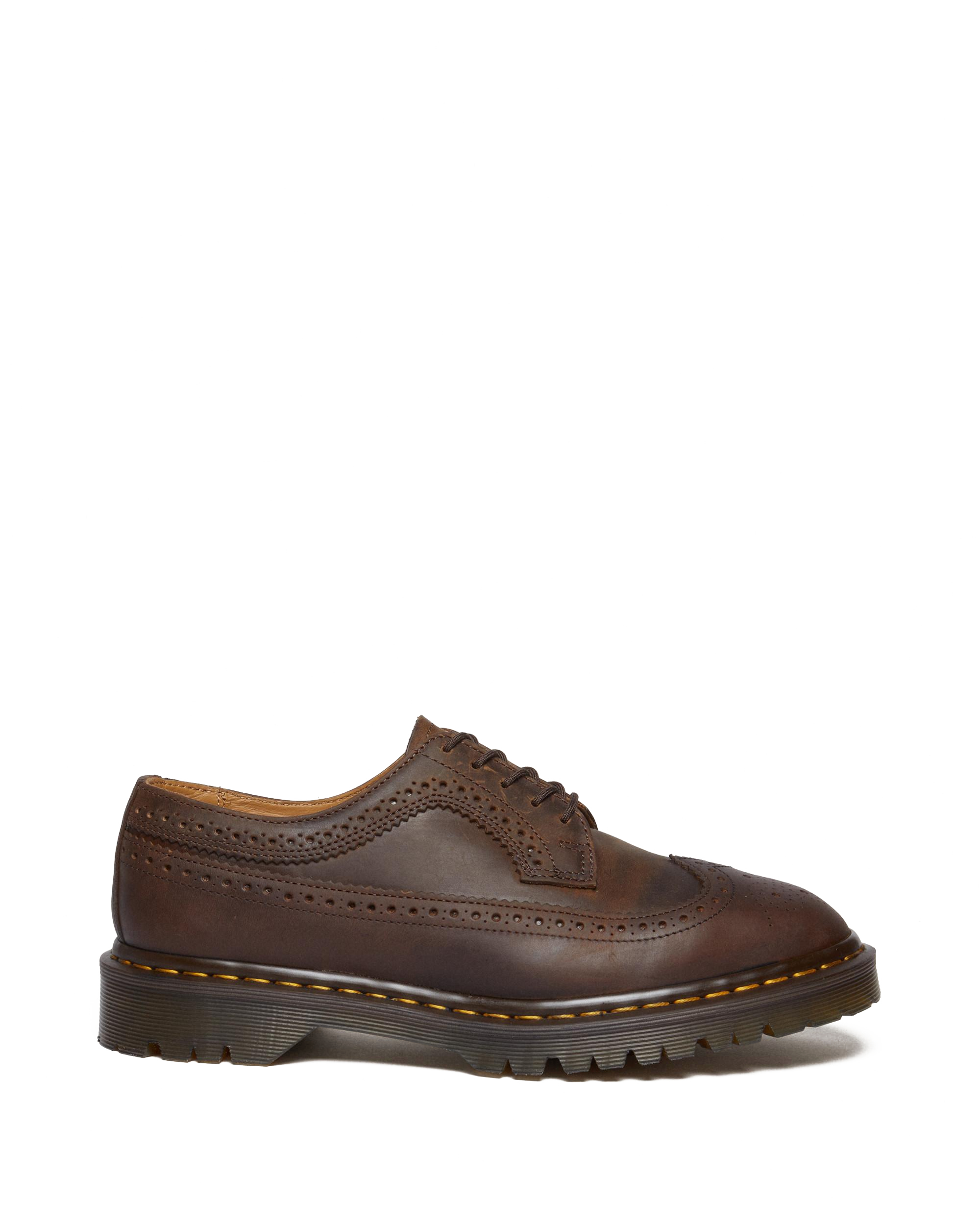 Zapatos Blucher 3989 de piel Crazy Horse calada
