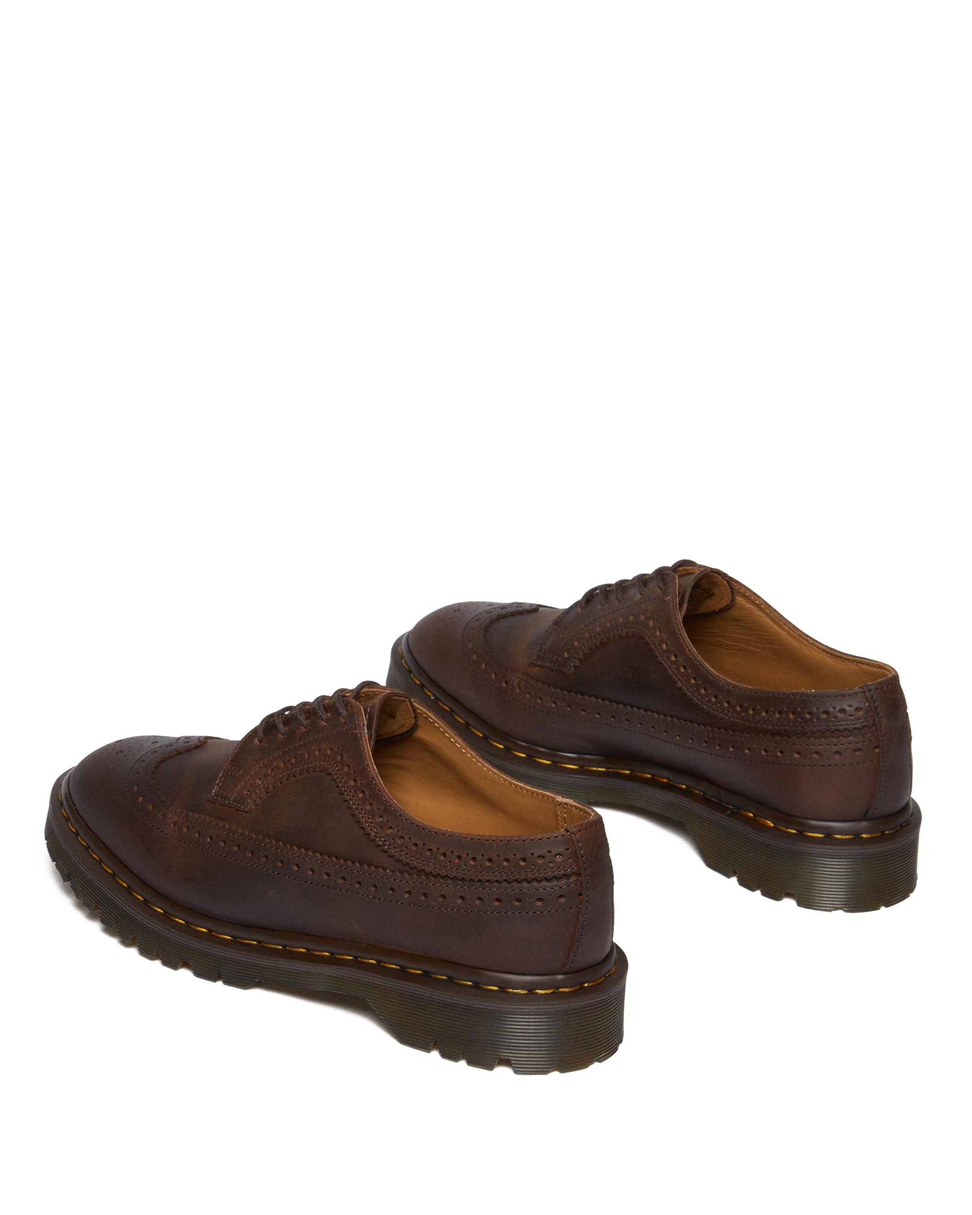 Zapatos Blucher 3989 de piel Crazy Horse calada