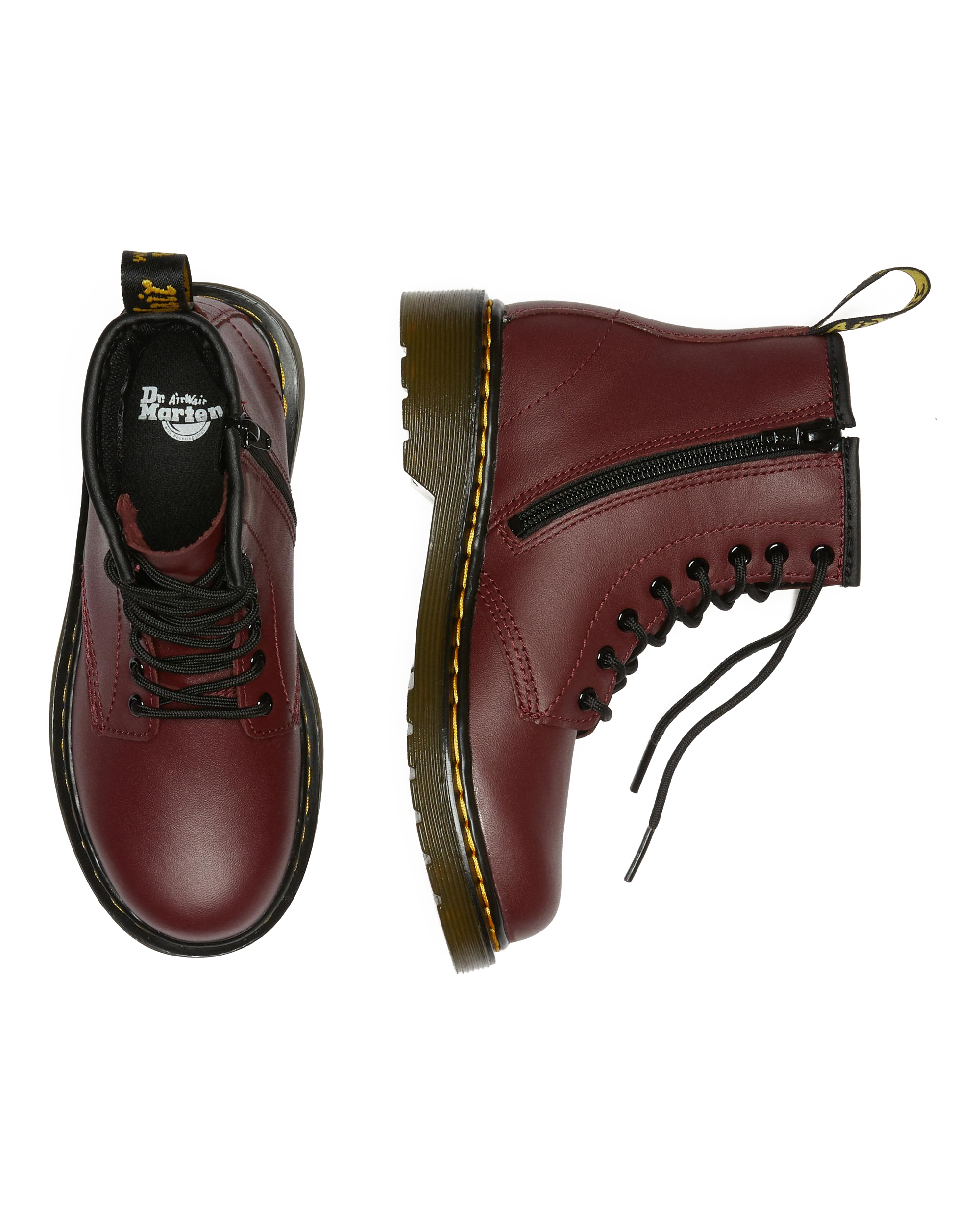 Stivali stringati Junior 1460 Softy T in pelle