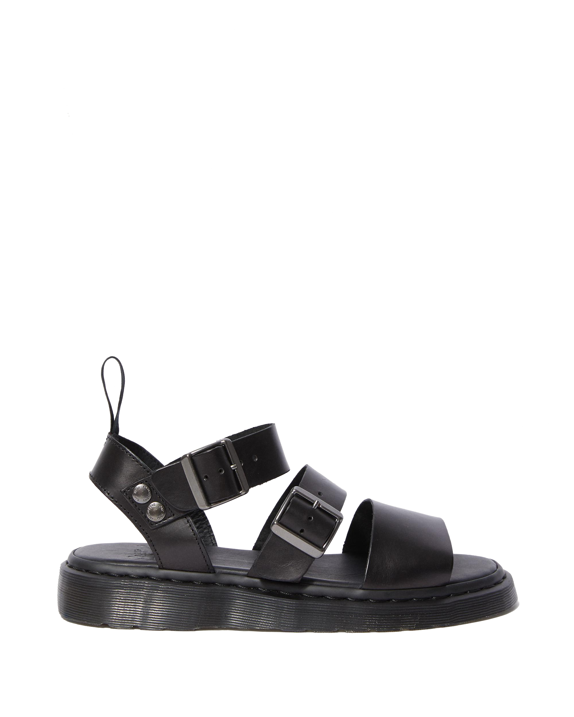 Dr. Martens グリフォン　UK6 Gryphon Brando Leather Strap Sandals in Black Brando | Dr. Martens™