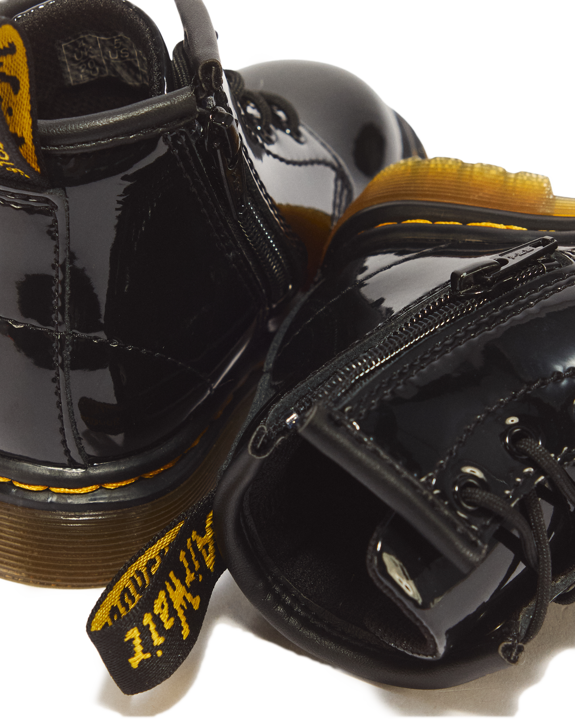 Infant 1460 Patent Leather Lace Up Boots