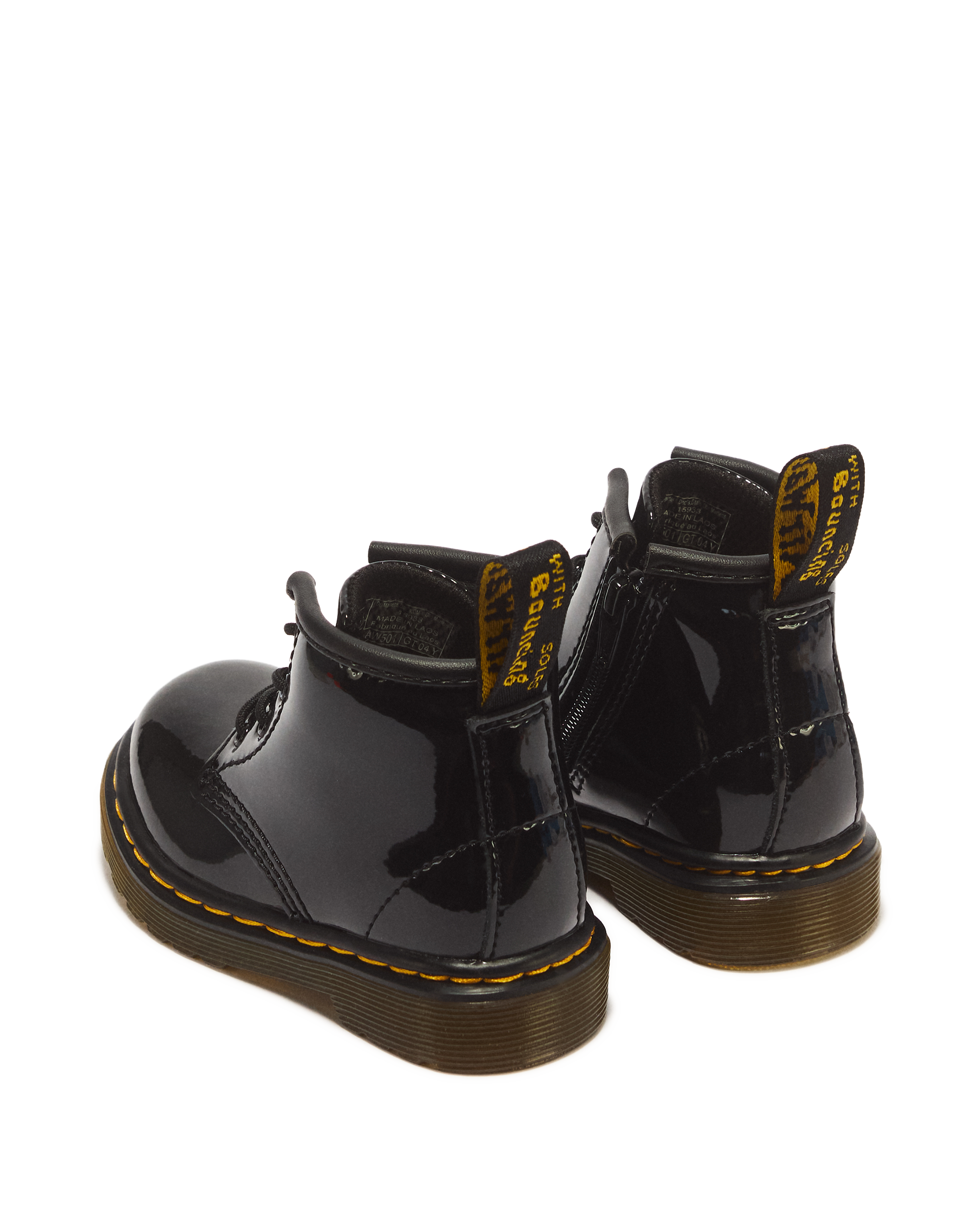Infant 1460 Patent Leather Lace Up Boots