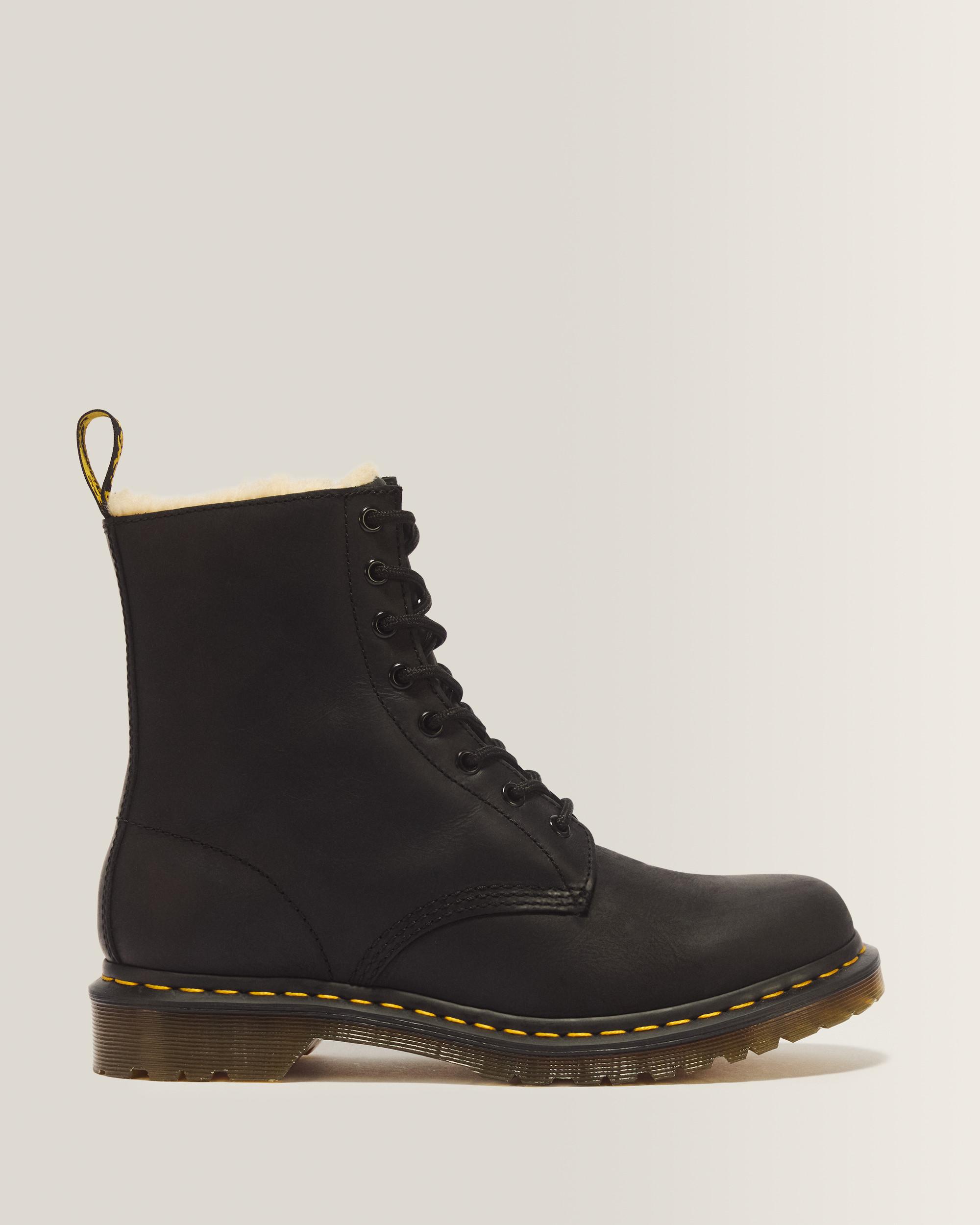 1460 Serena Faux Fur Lined Leather Lace Up Boots product image