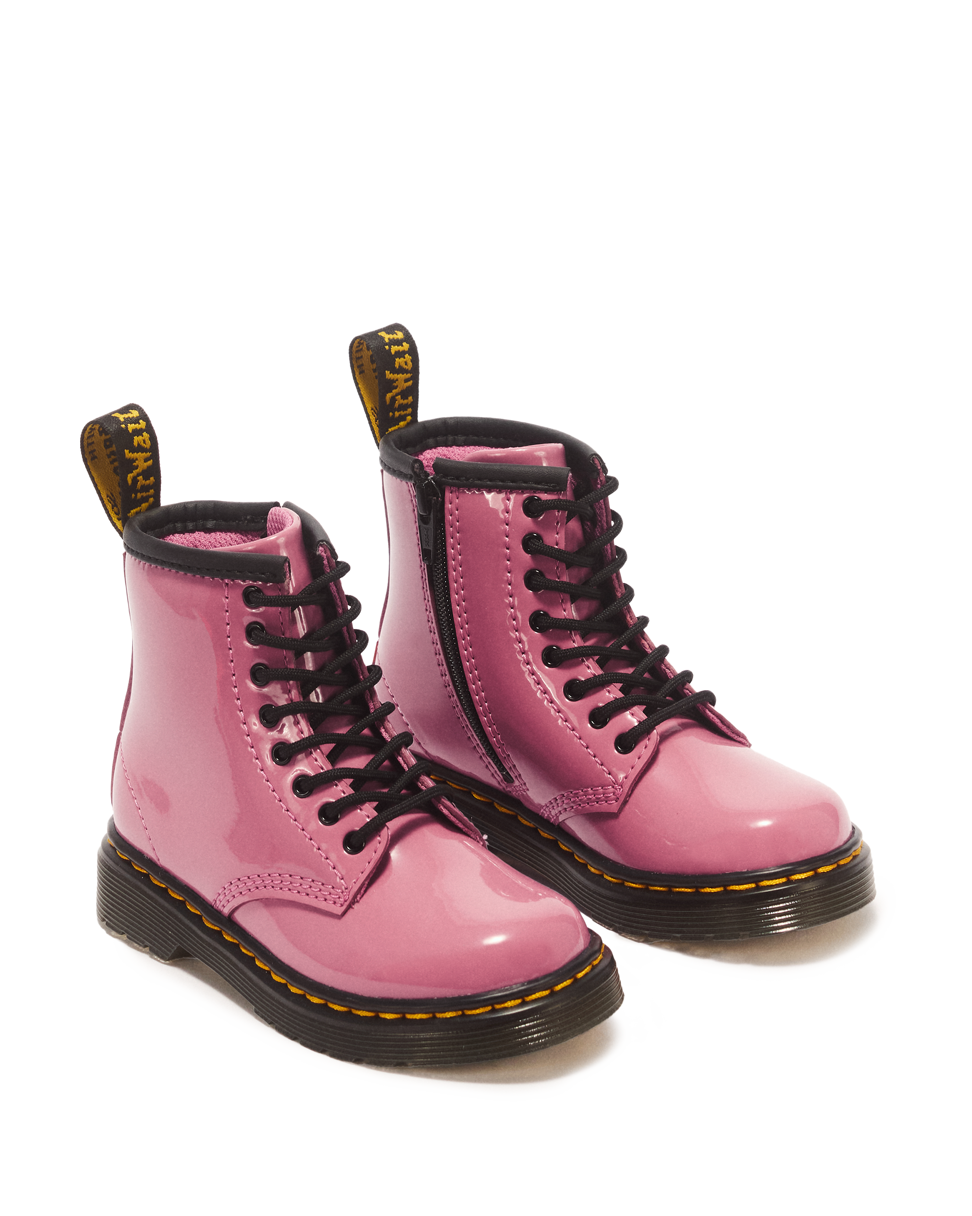 Botas 1460 de charol Patente Lamper para niños