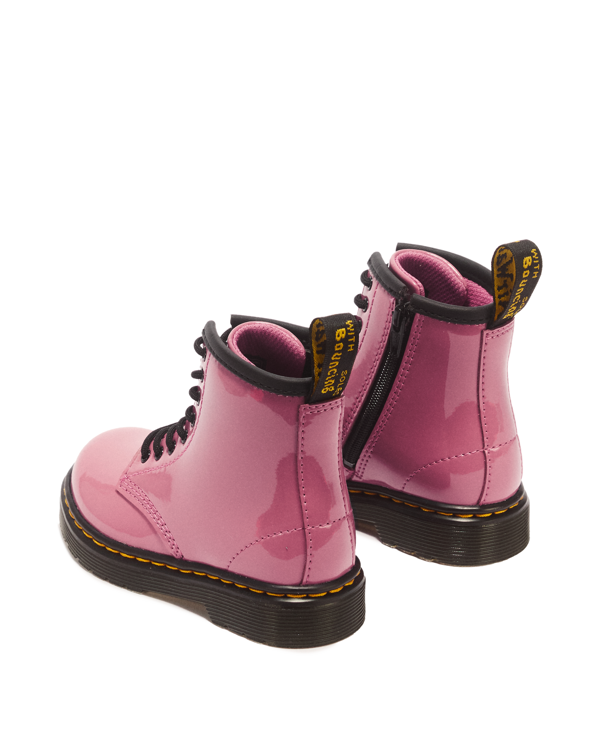 Botas 1460 de charol Patente Lamper para niños