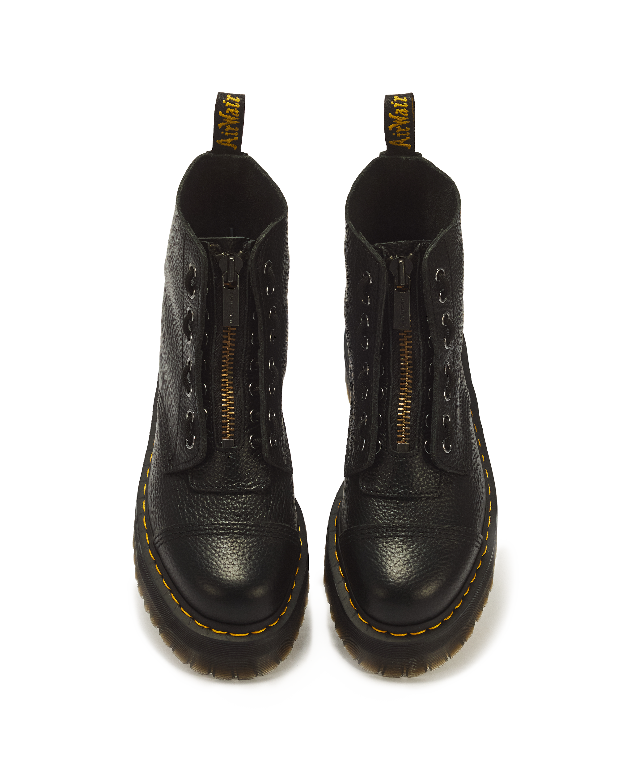Sinclair Gemilltes Nappaleder Plateaustiefel