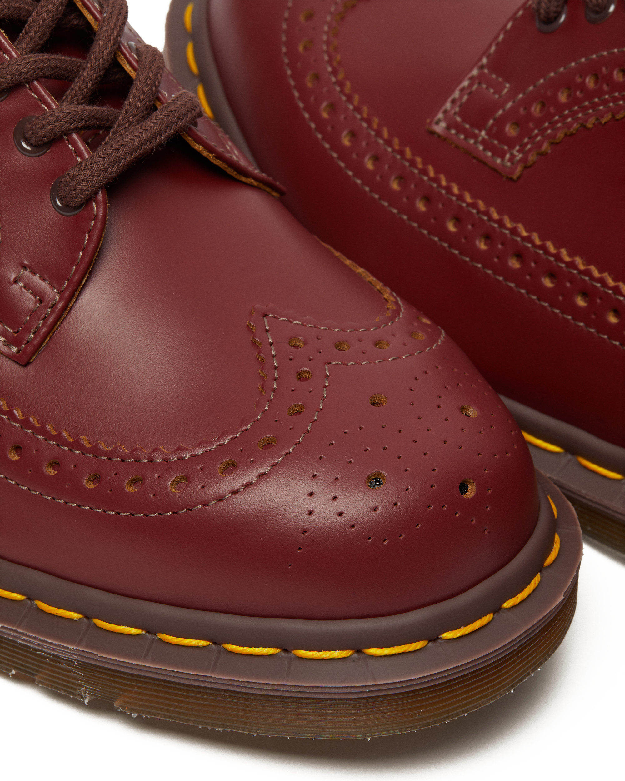 3989 Vintage Made In England Brogue Shoes in OXBLOOD | Dr. Martens™