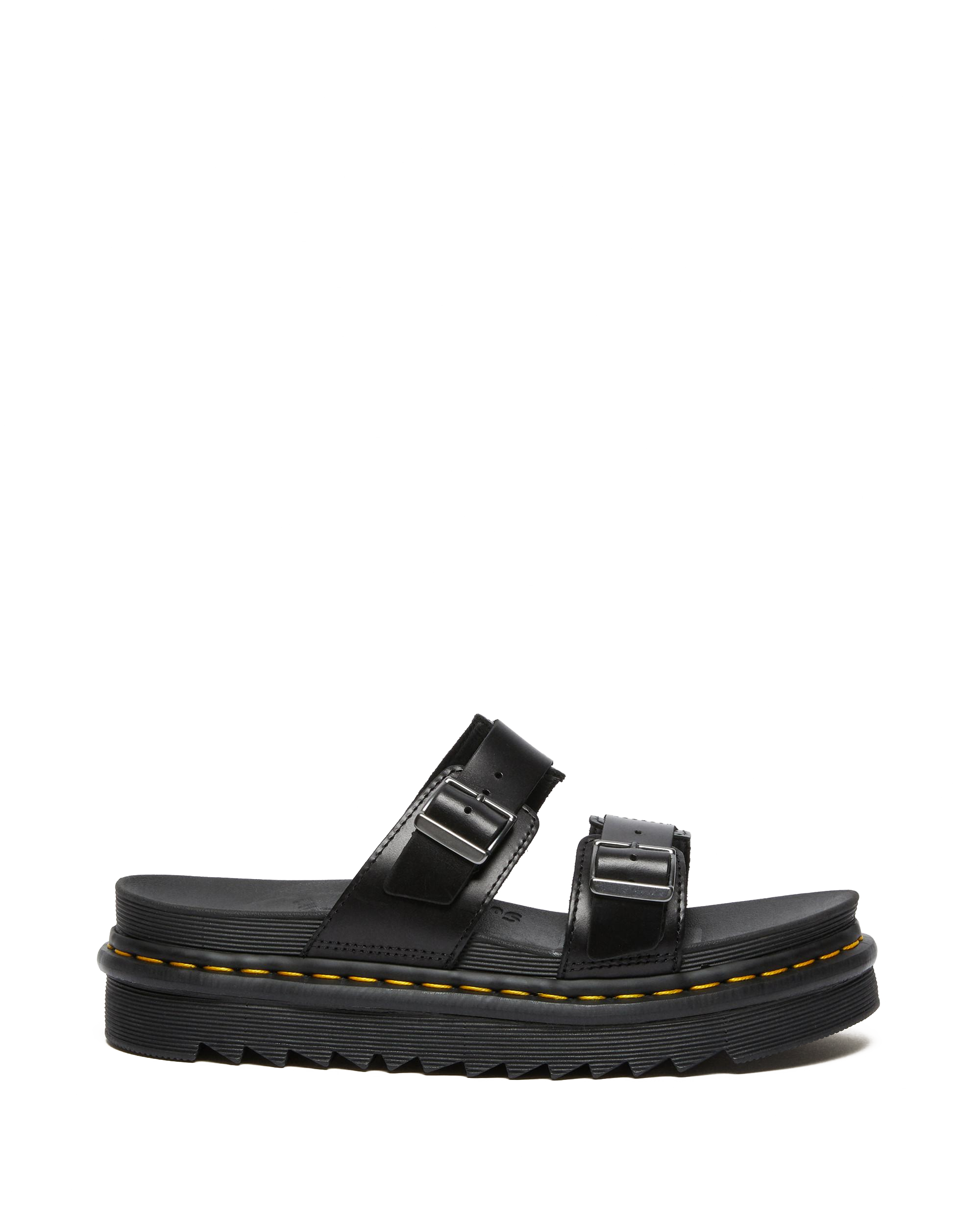 Myles Brando Leder Sandalen mit Schnallen