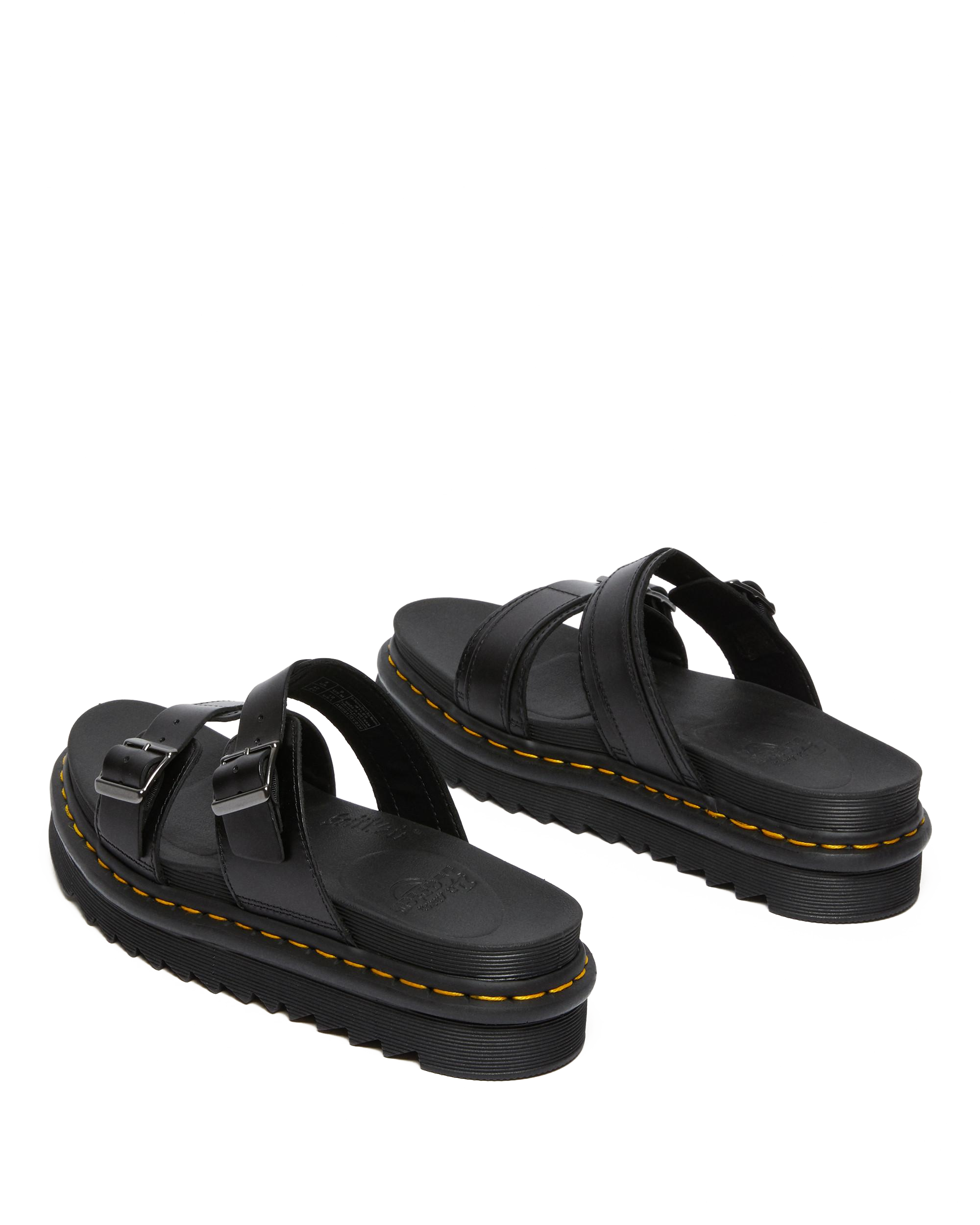 Myles Brando Leder Sandalen mit Schnallen