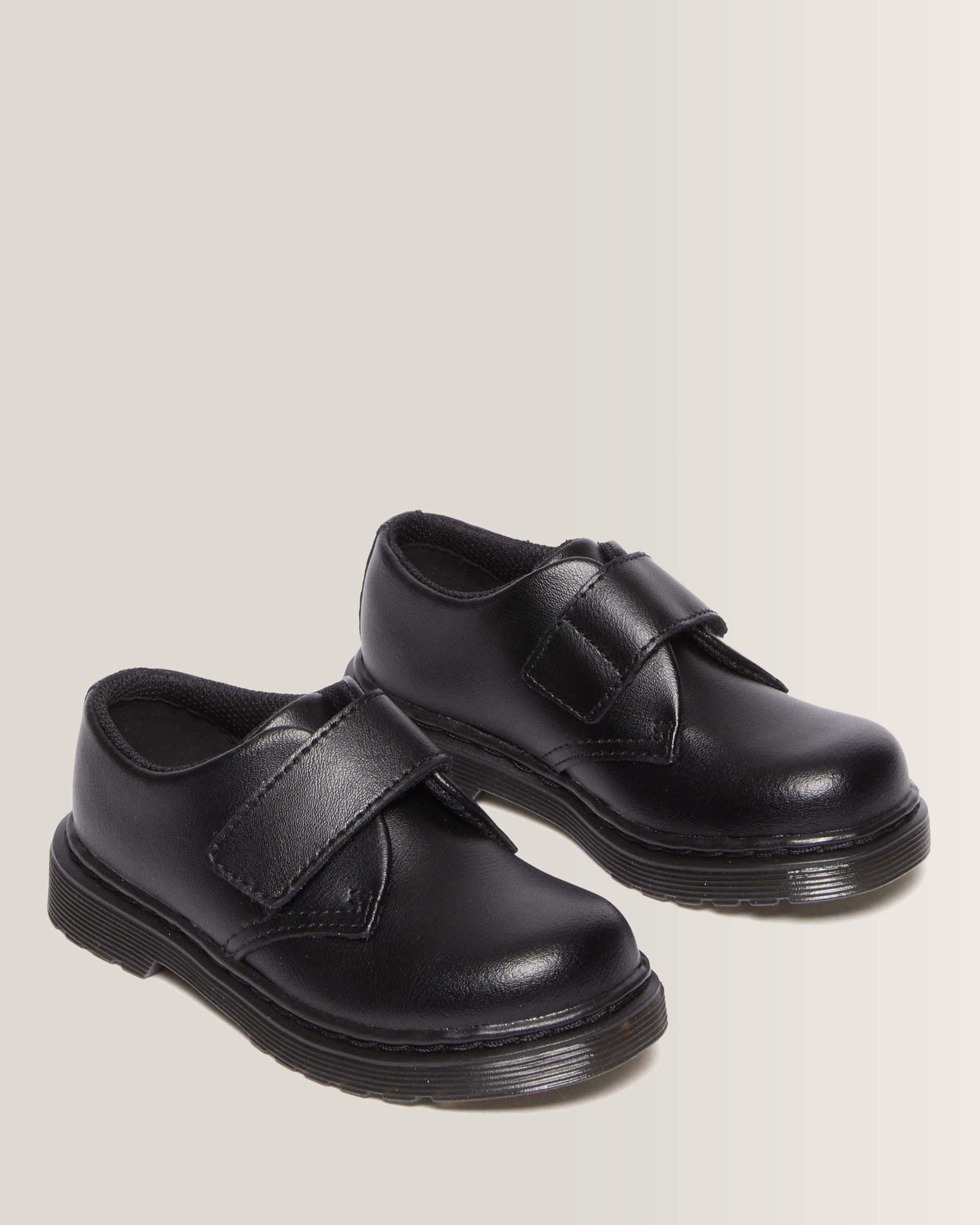 Zapatos Kamron para niños de piel con tiras