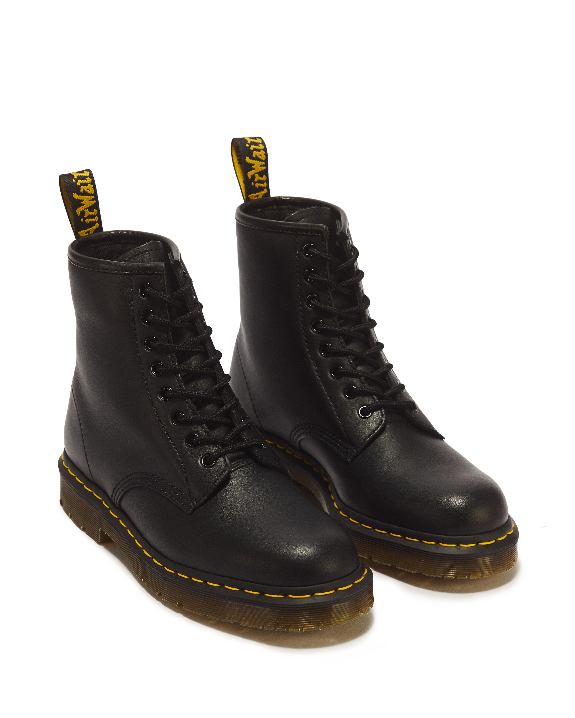 1460 Slip Resistant Leather Lace Up Boots in BLACK | Dr. Martens™