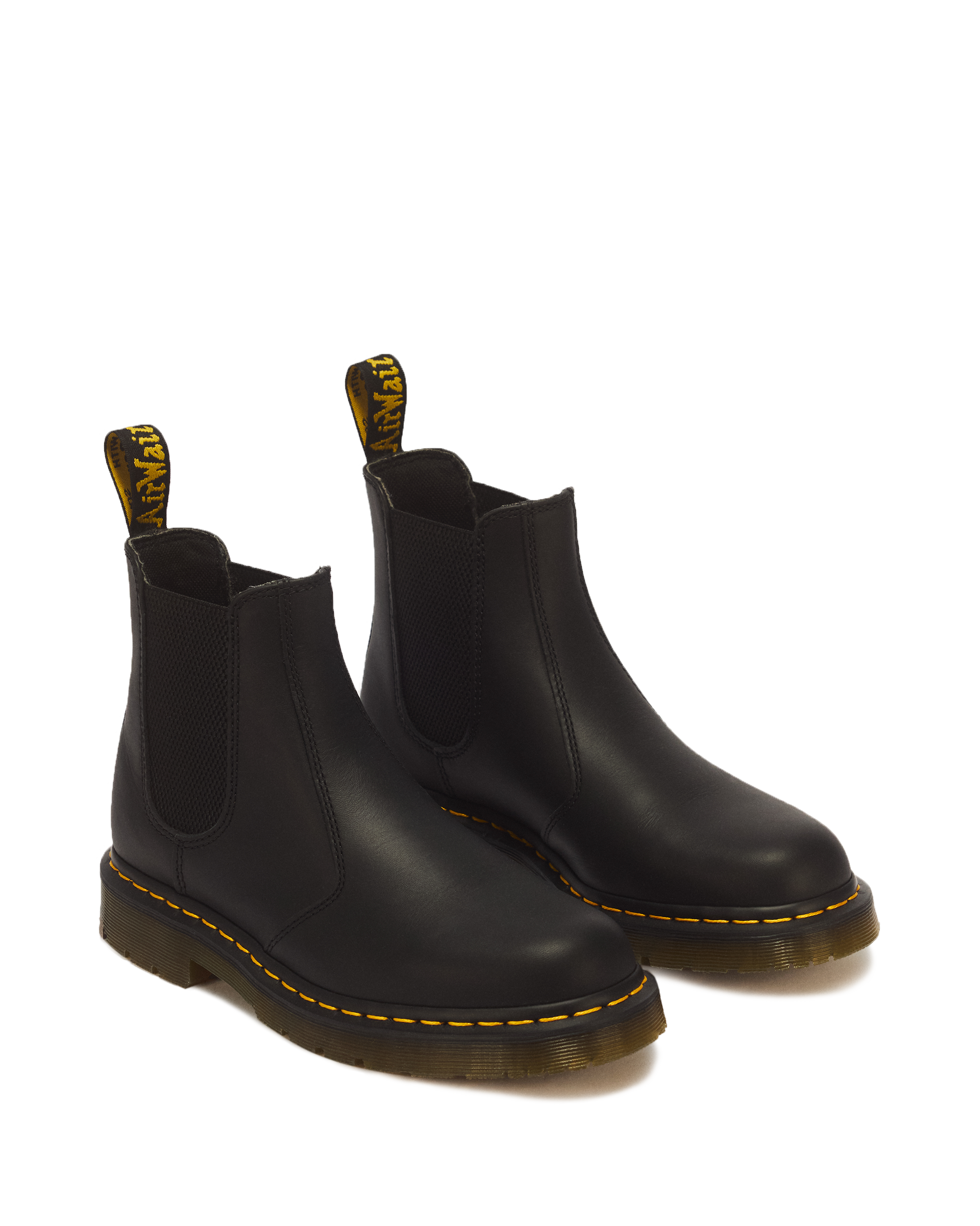 2976 Slip Resistant Leather Chelsea Boots in BLACK | Dr. Martens™