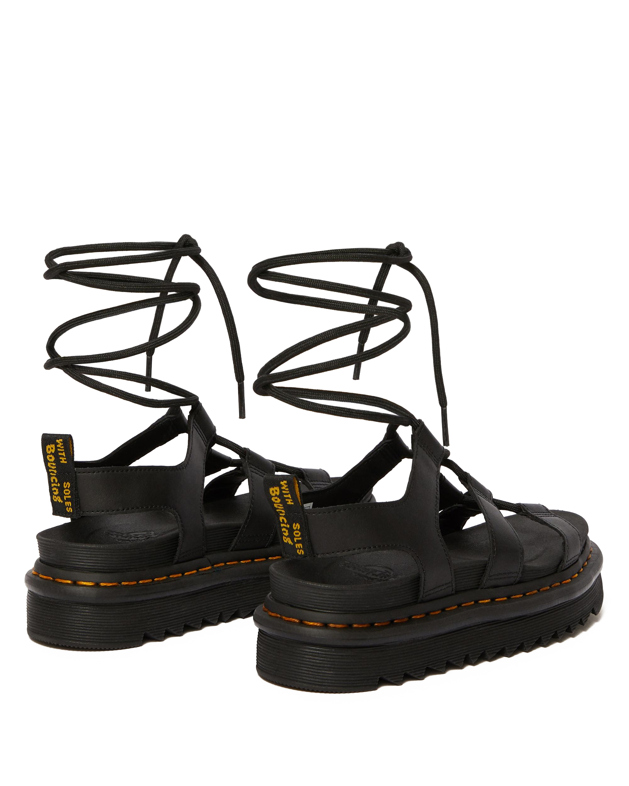 Nartilla Hydro Leather Lace Up Gladiator Sandals