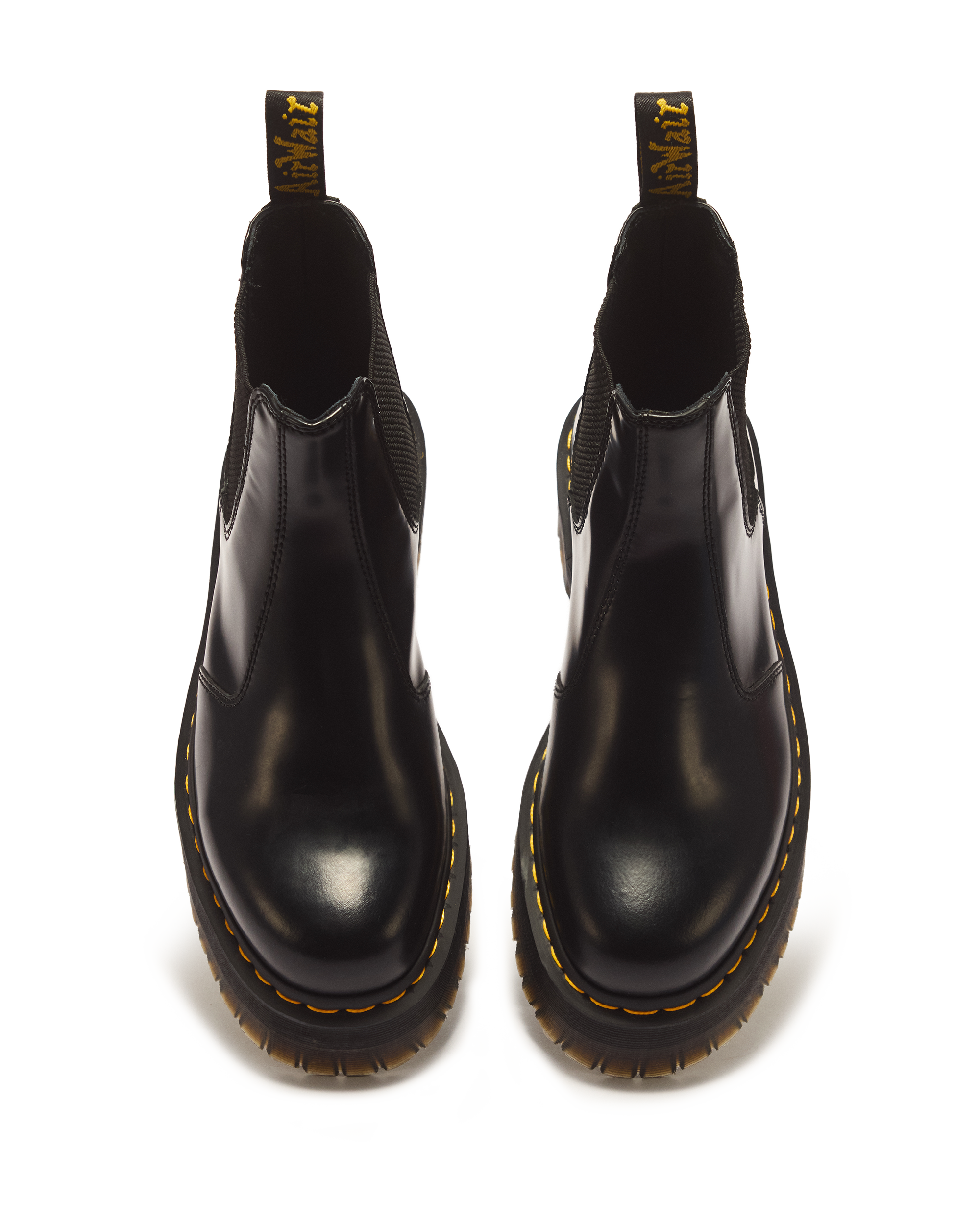 2976 Quad Smooth Leren Platform Chelsea Boots