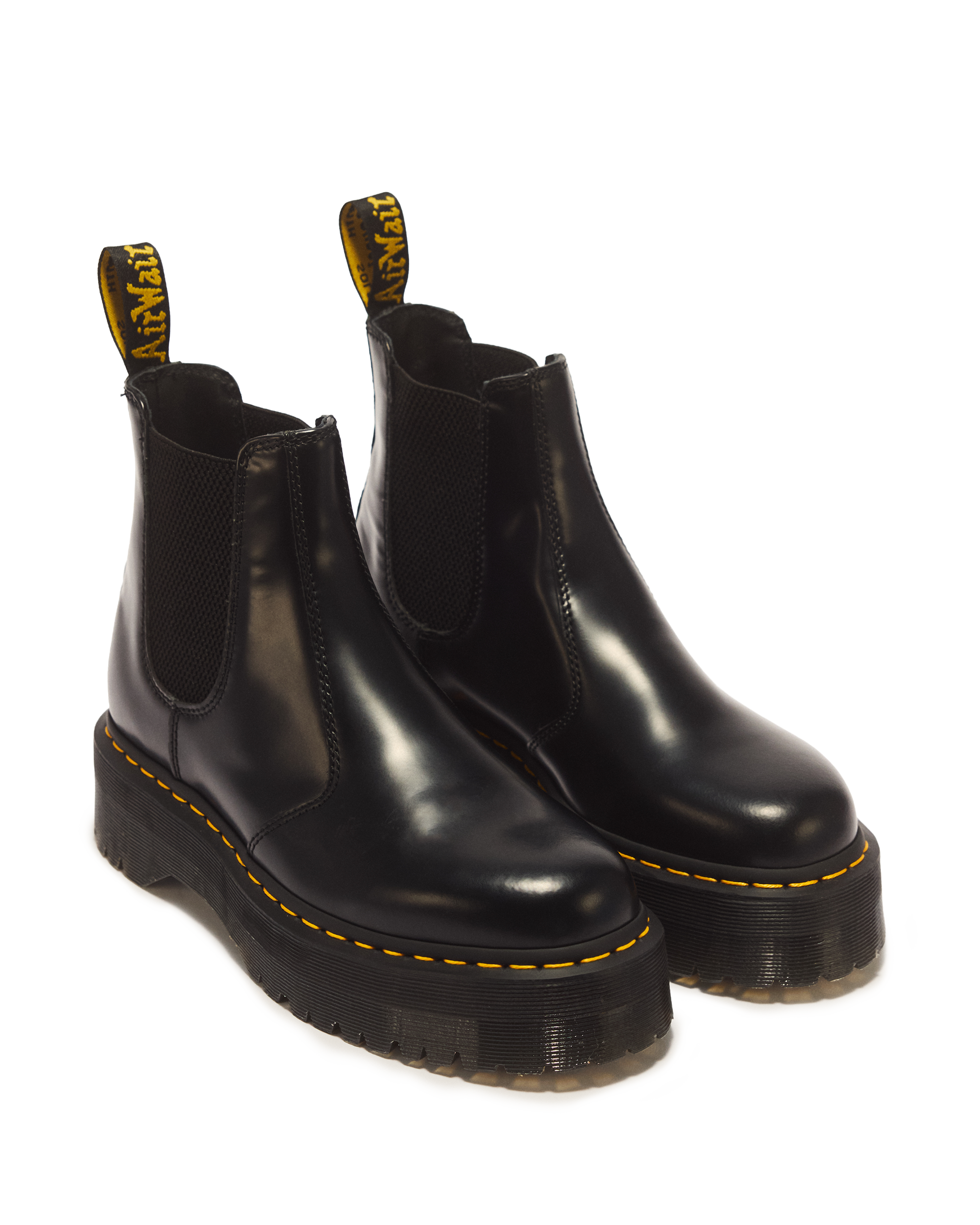 2976 Quad Smooth Leren Platform Chelsea Boots