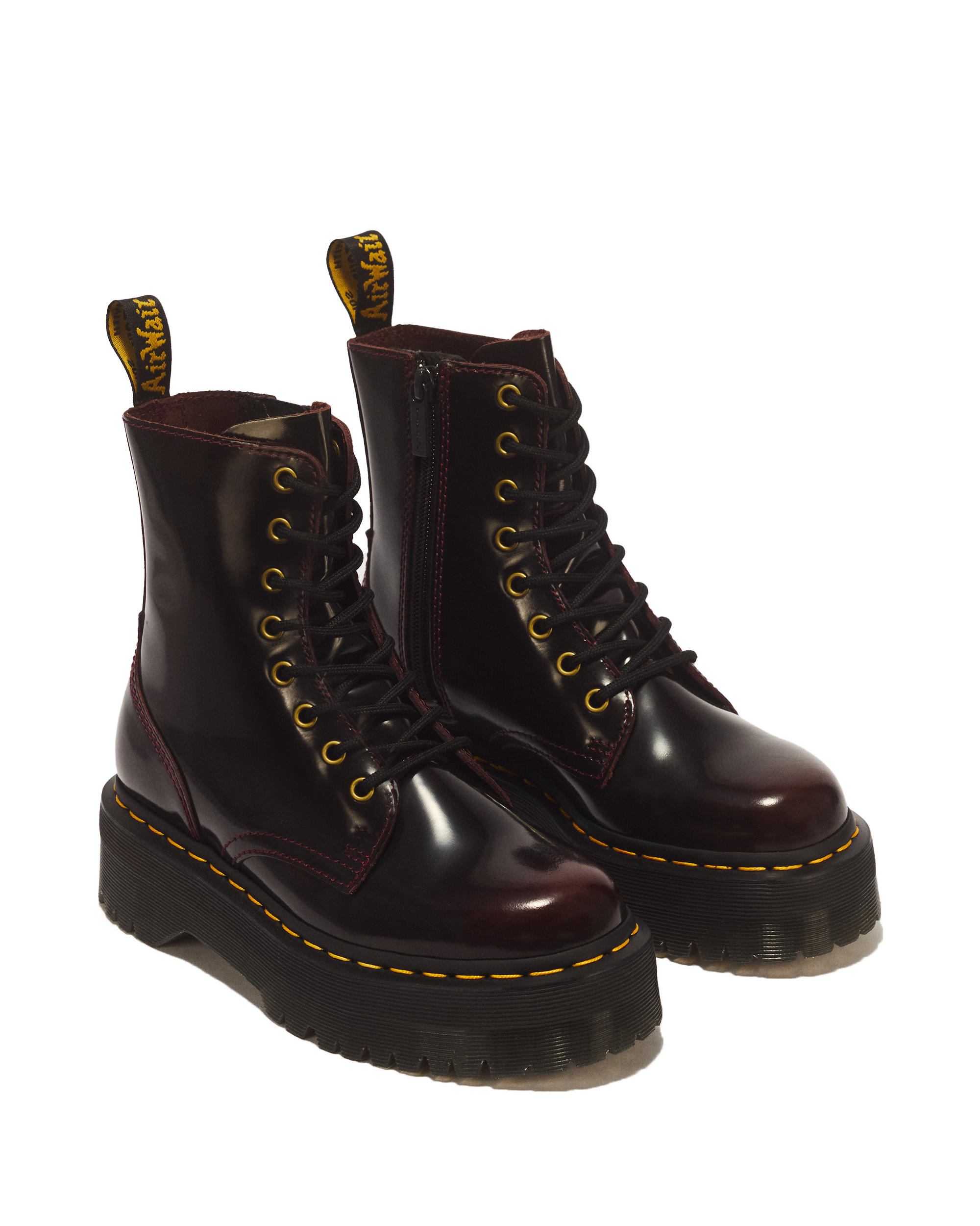 JADON ARCADIA LEATHER PLATFORM BOOTS