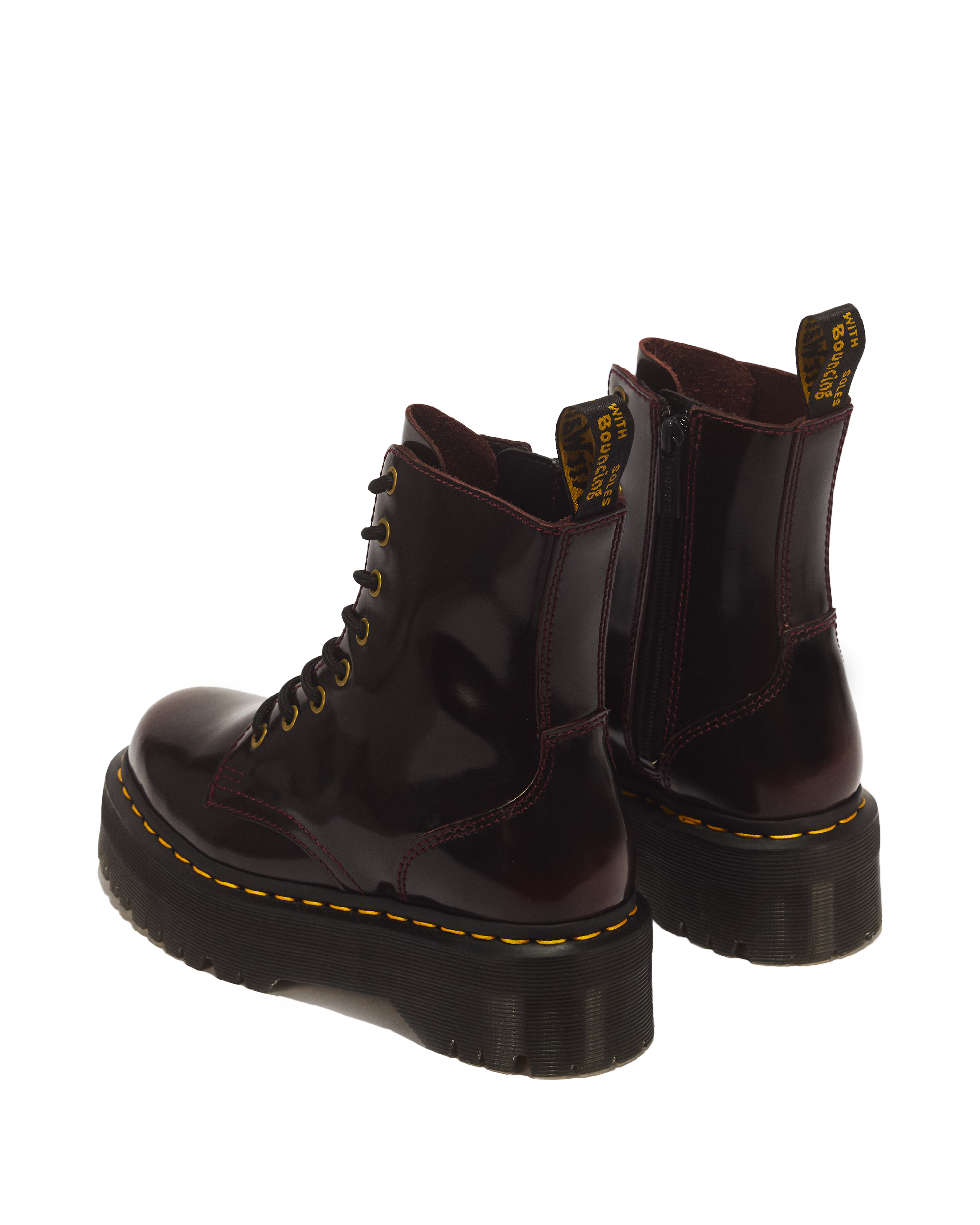 JADON ARCADIA LEATHER PLATFORM BOOTS