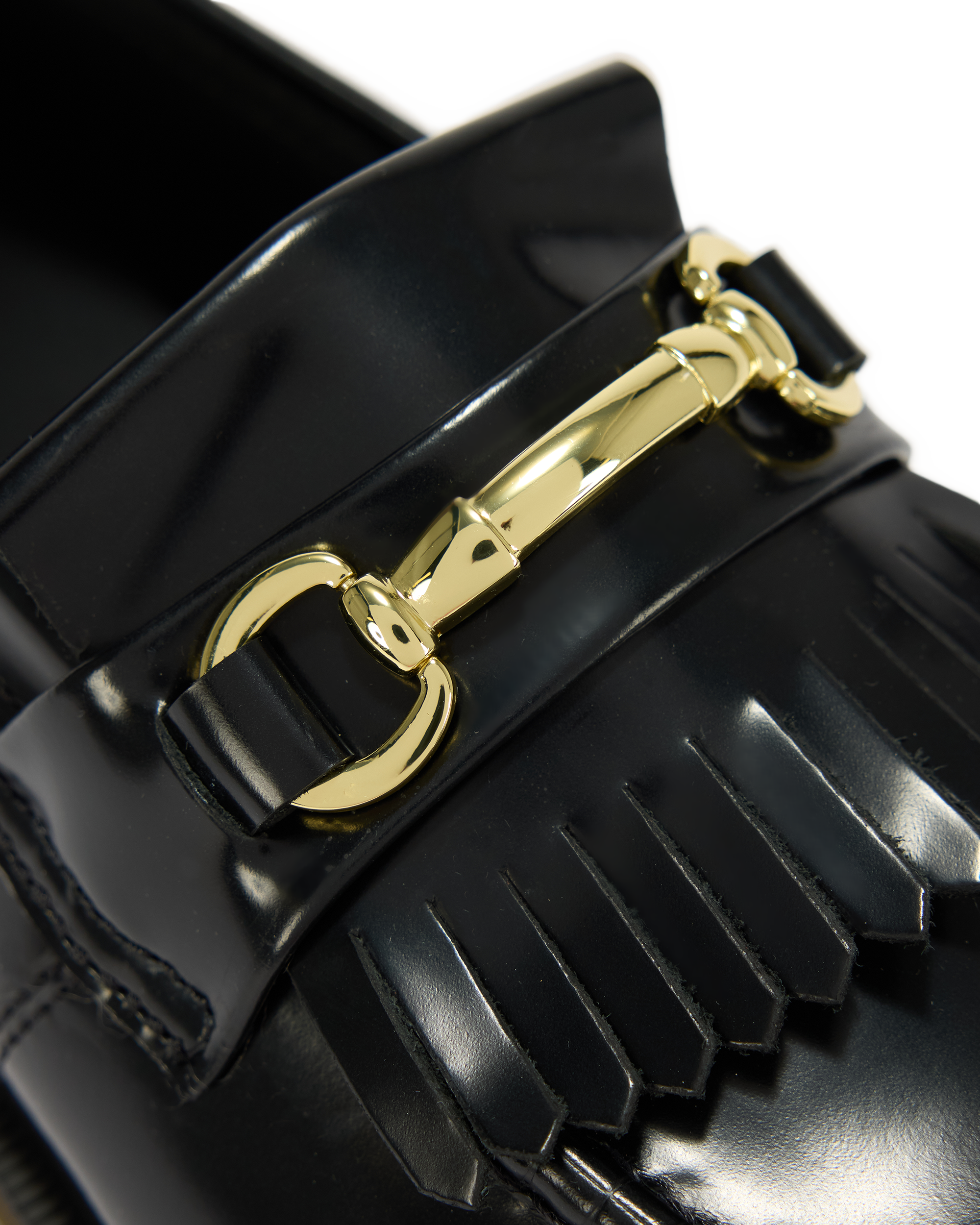 Adrian Snaffle Smooth Leather Tassel Loafers
