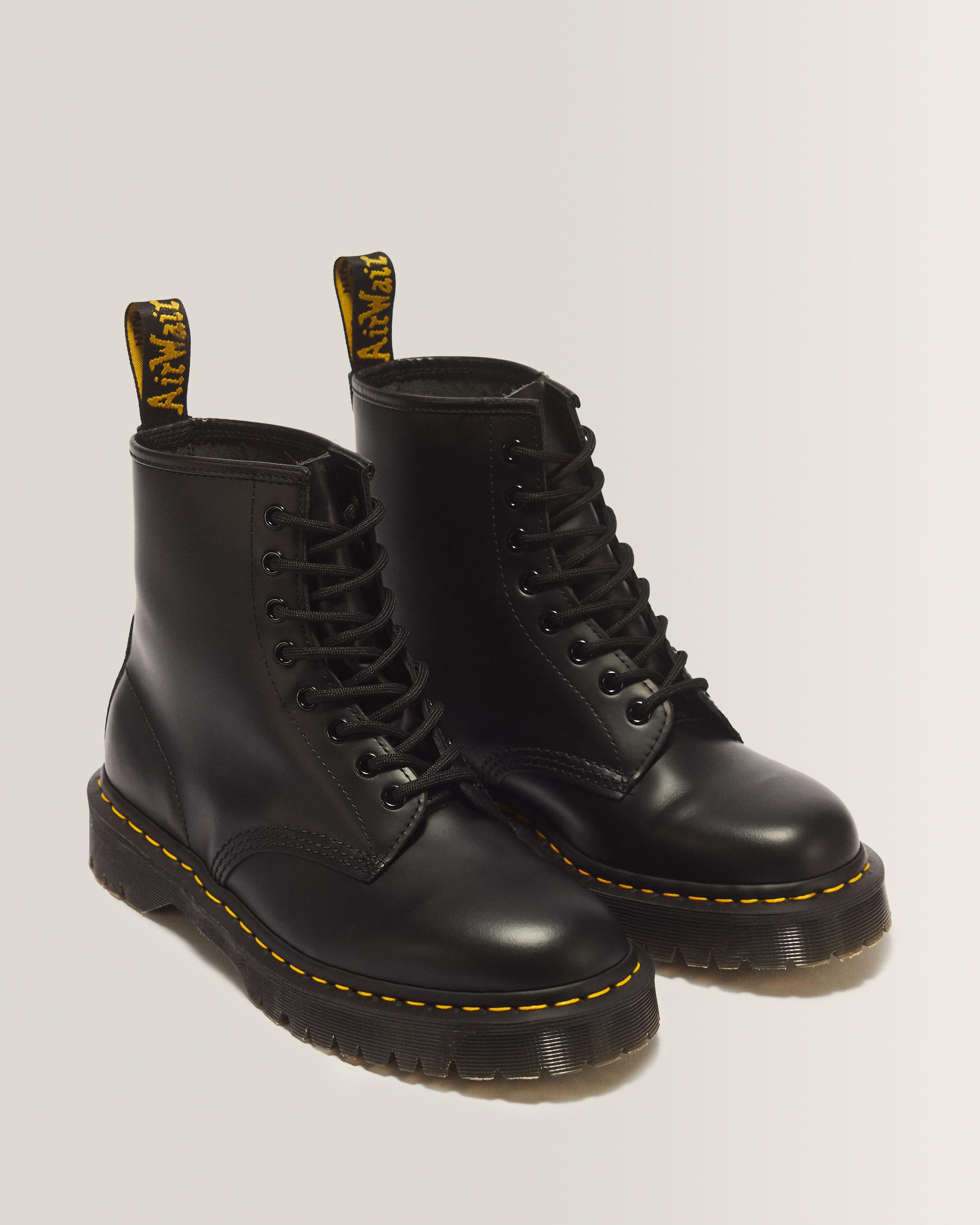 1460 Bex Smooth Leather Platform Boots in Black | Dr. Martens™