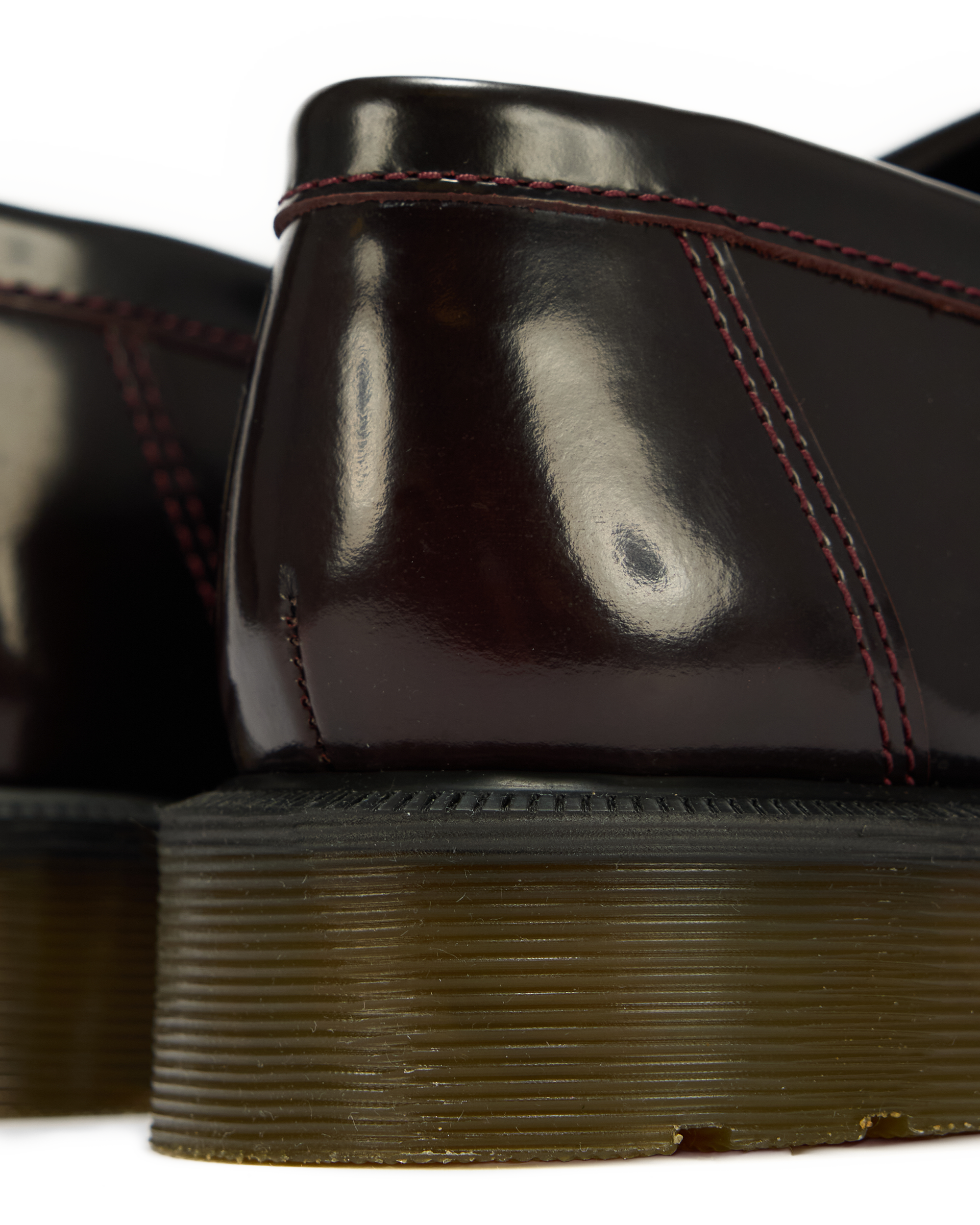 Adrian Snaffle Smooth Leather Kiltie Loafers in CHERRY RED | Dr