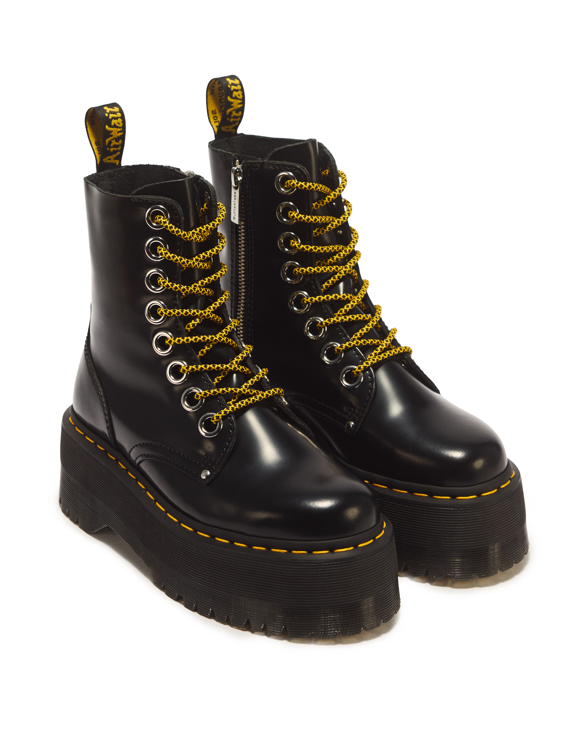 Jadon Max Buttero Leather Platform Boots