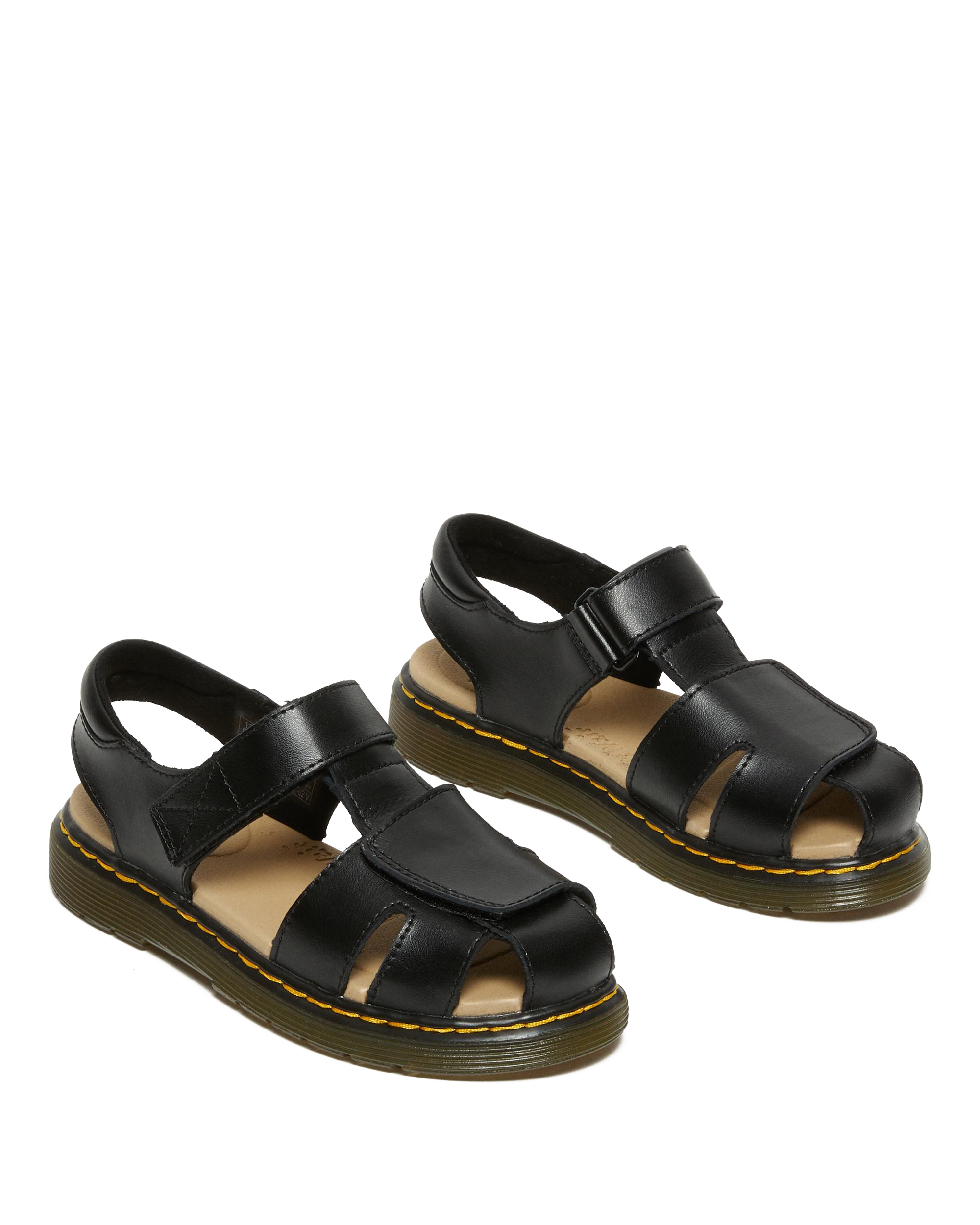 Junior Moby II Leather Velcro Sandals