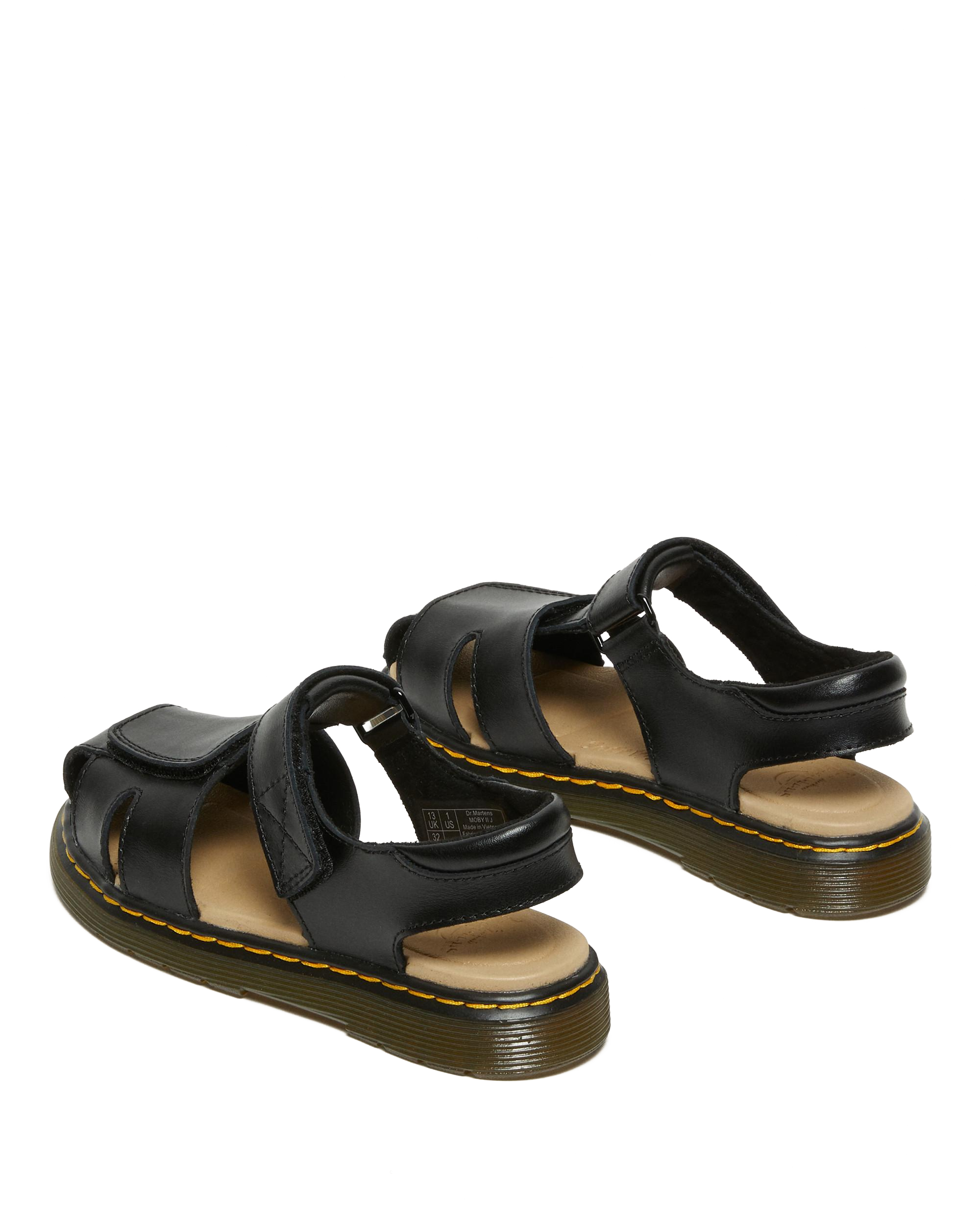 Junior Moby II Leather Velcro Sandals