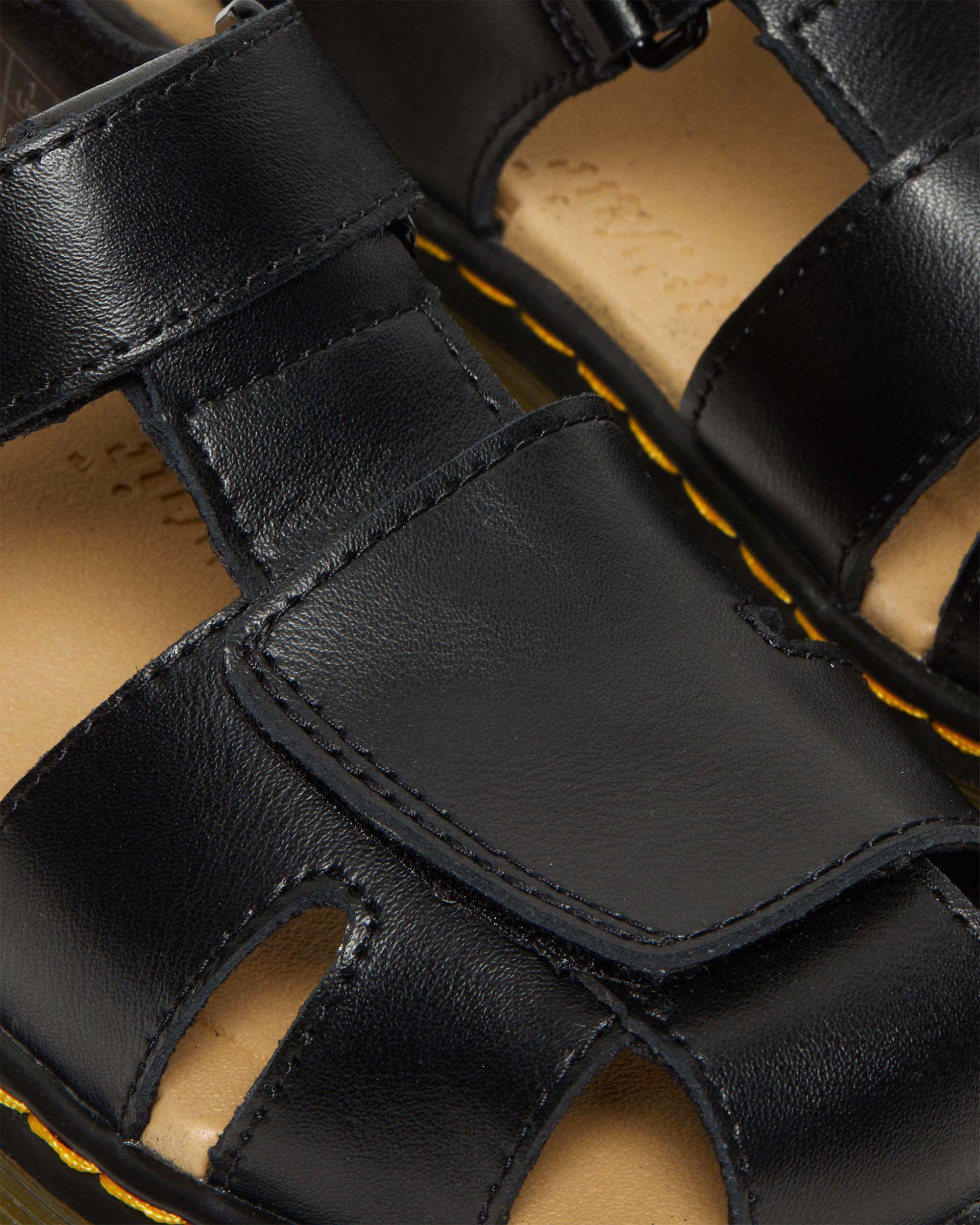 Junior Moby II Leather Velcro Sandals