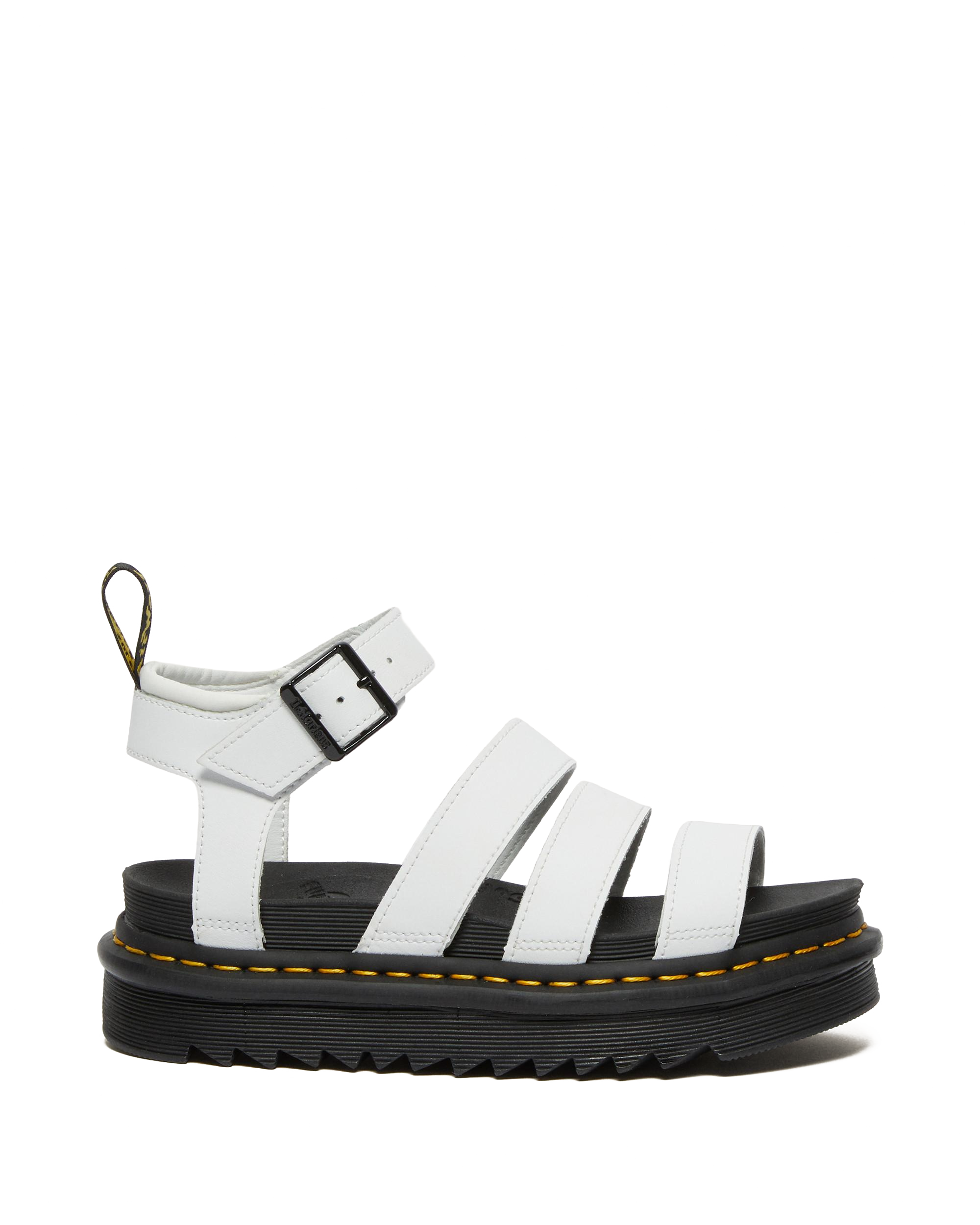 Blaire Hydro Leather Strap Sandals in WHITE | Dr. Martens™