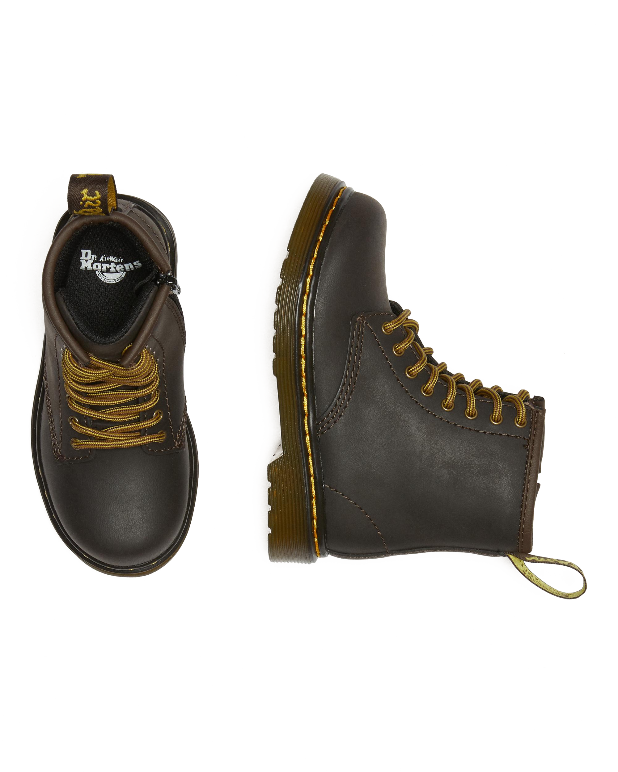 Boots 1460 en cuir Wildhorse à lacets pour tout-petit