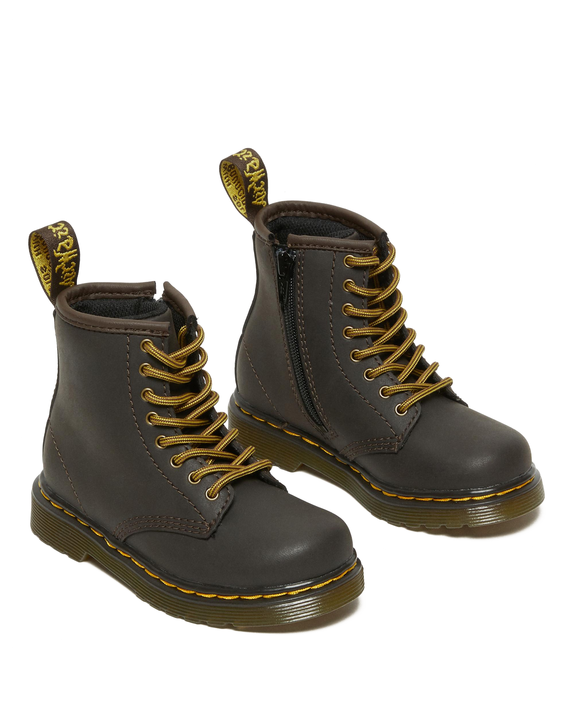 Boots 1460 en cuir Wildhorse à lacets pour tout-petit