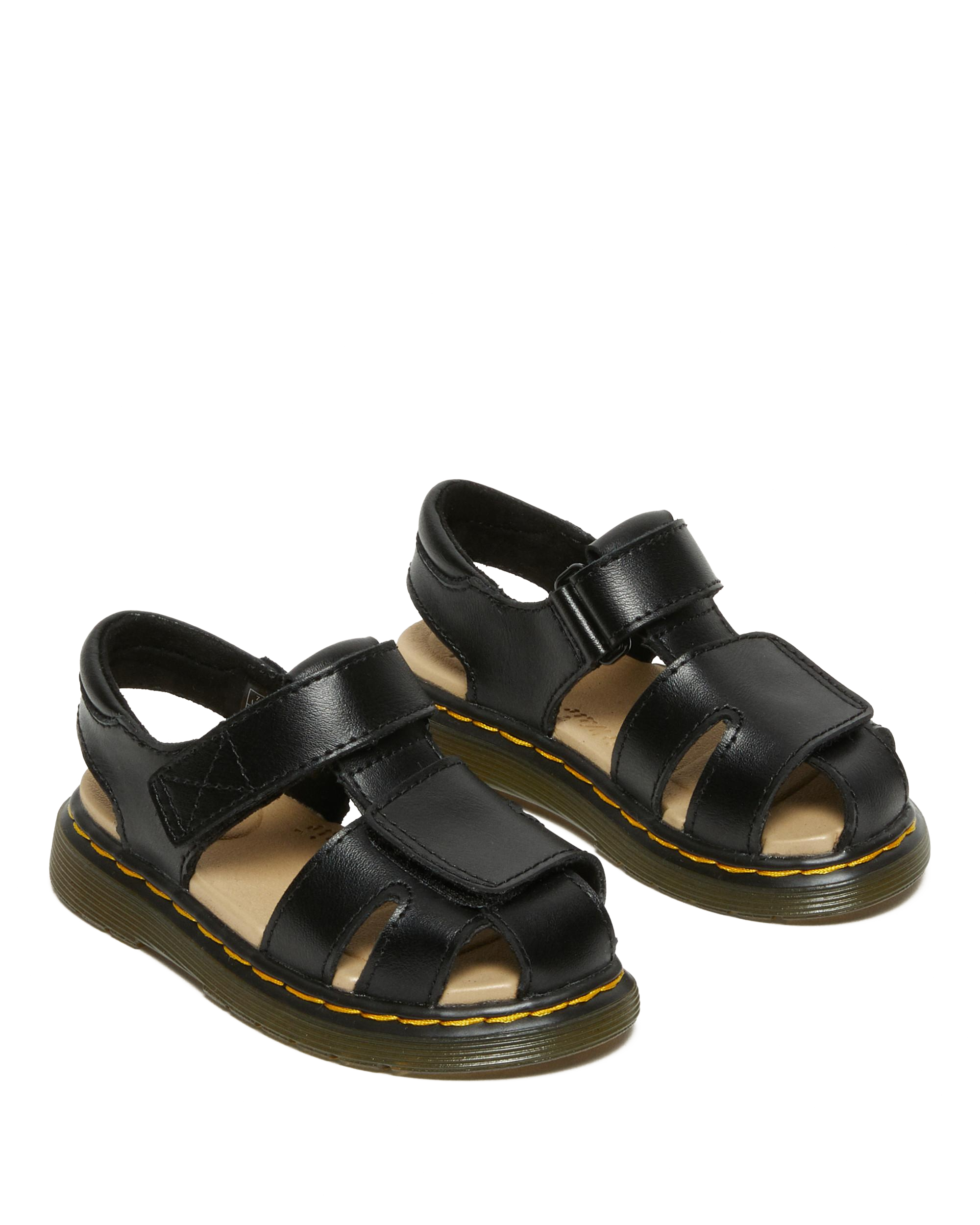 Kleinkind Moby II Leder Riemensandalen mit Klettverschluss