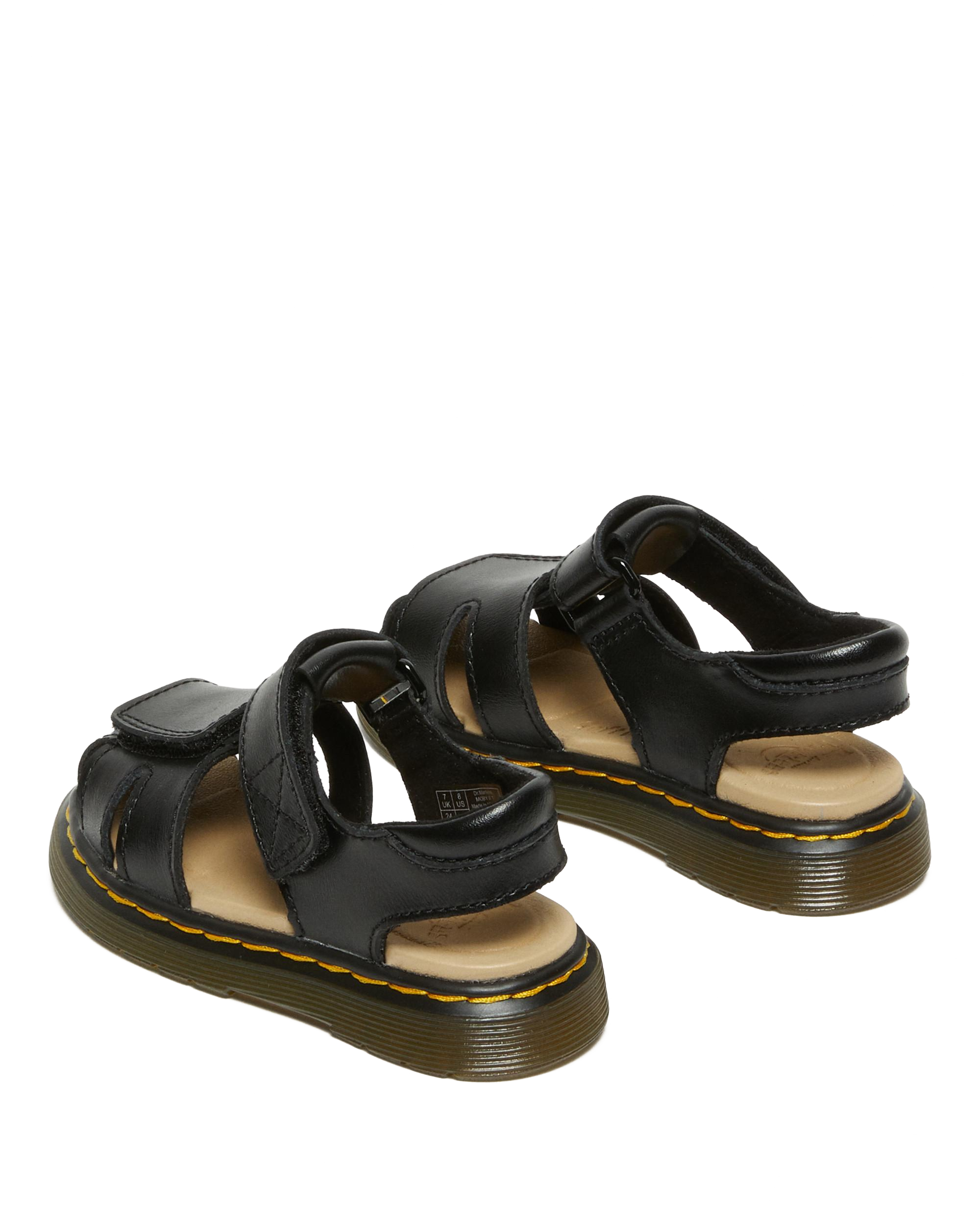 Kleinkind Moby II Leder Riemensandalen mit Klettverschluss