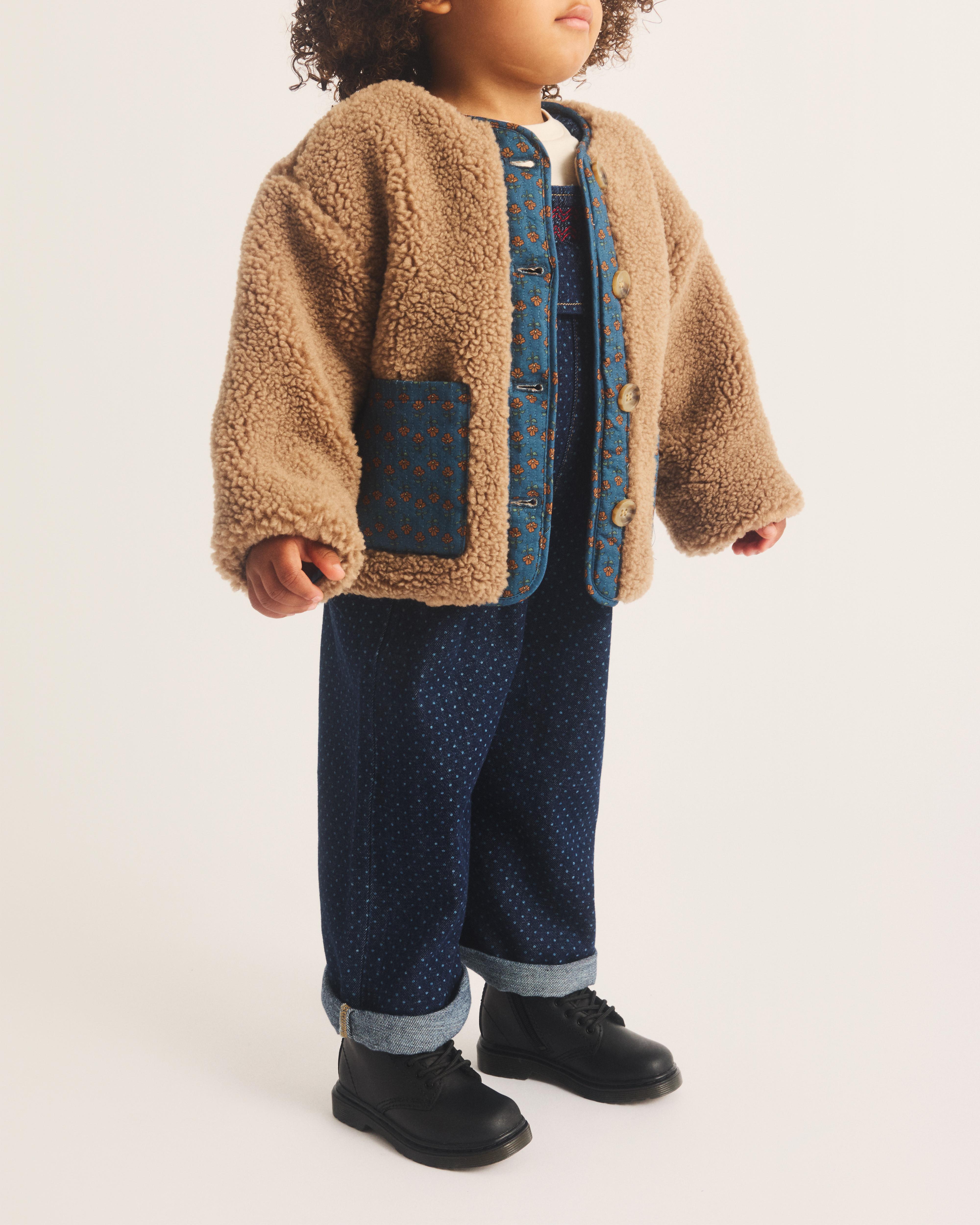 Toddler 1460 Serena Faux Fur Lined Leather Boots product image