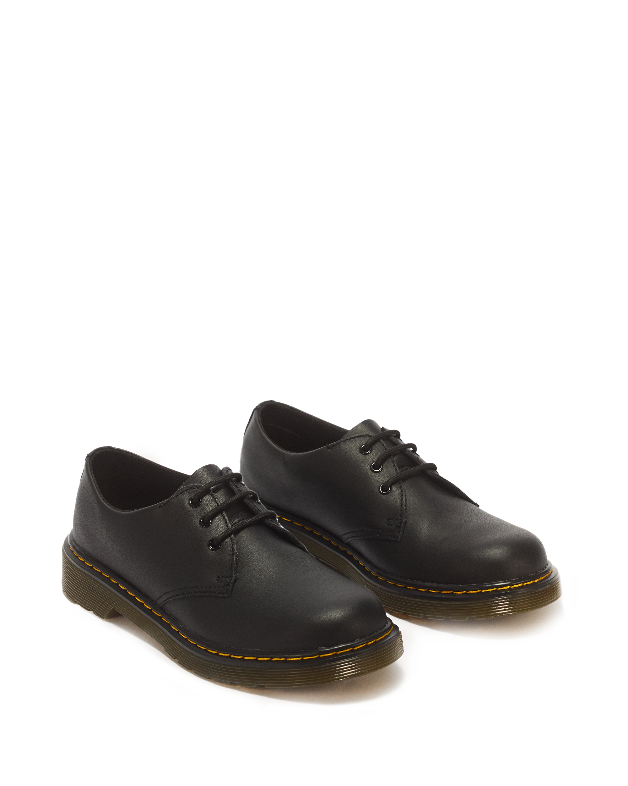 Youth 1461 Softy T Leather Shoes in BLACK | Dr. Martens™