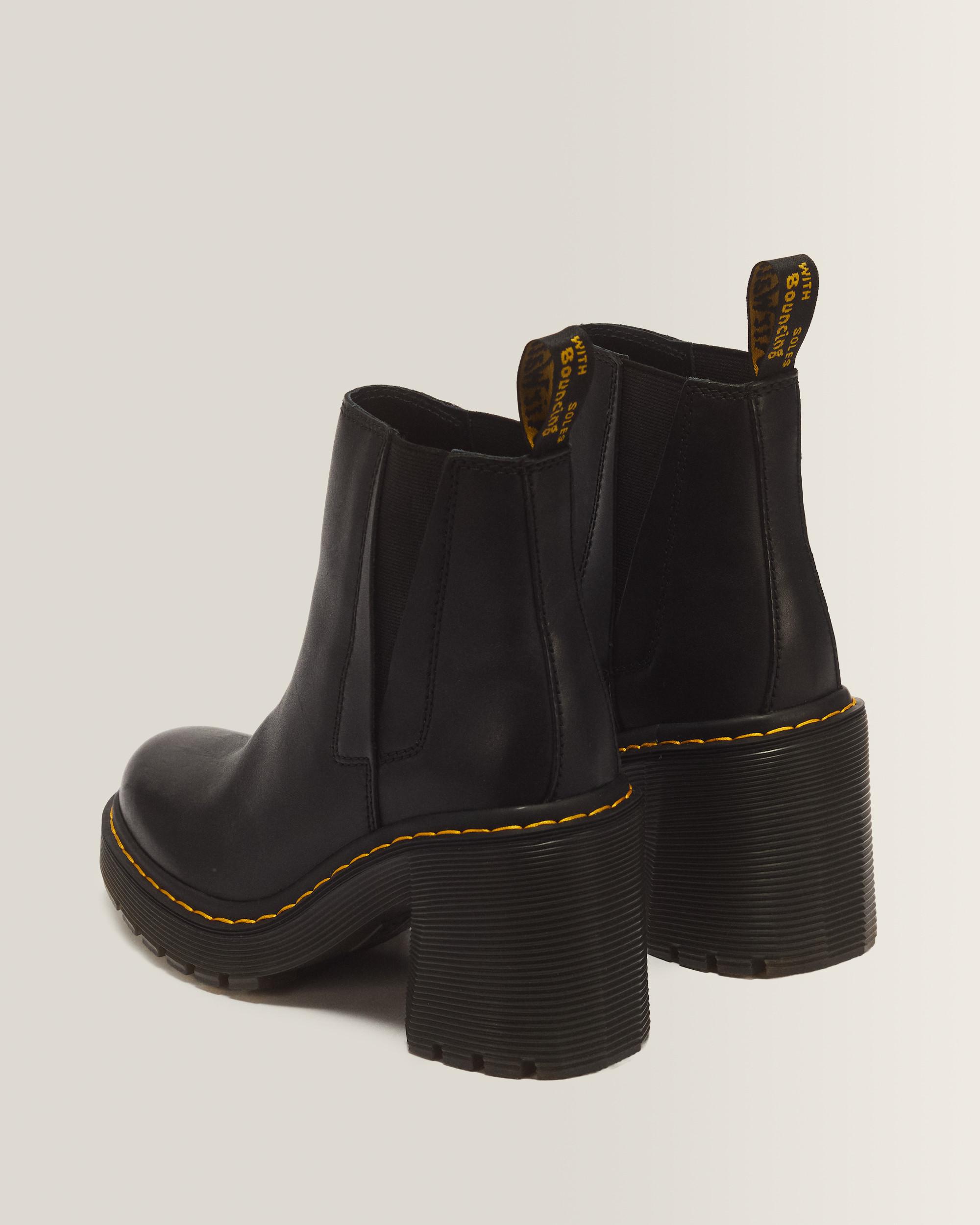 Spence Leren Chelsea Boots met Uitlopende Hak | Dr. Martens™