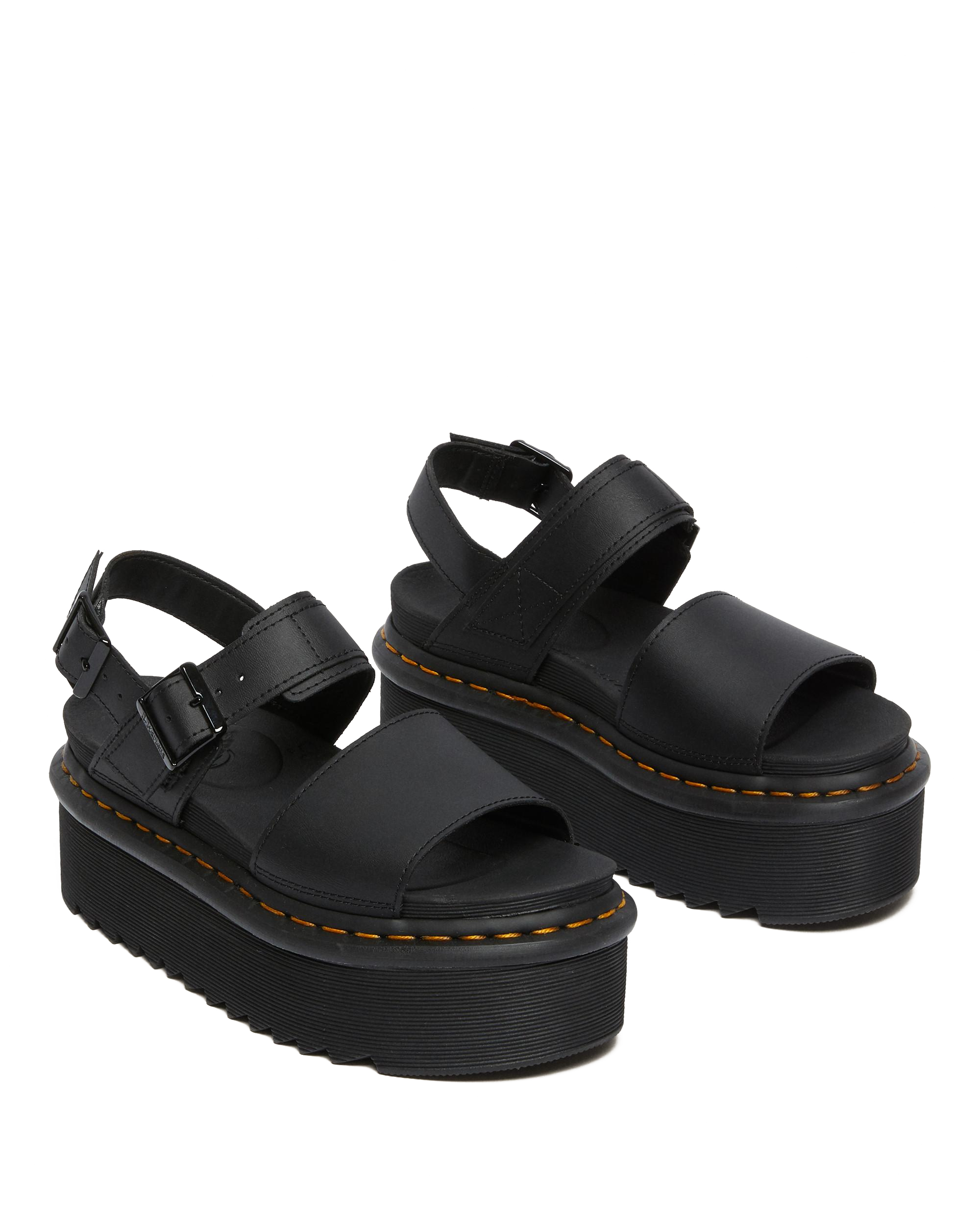 Sandali platform  Voss Quad di pelle con cinturino 