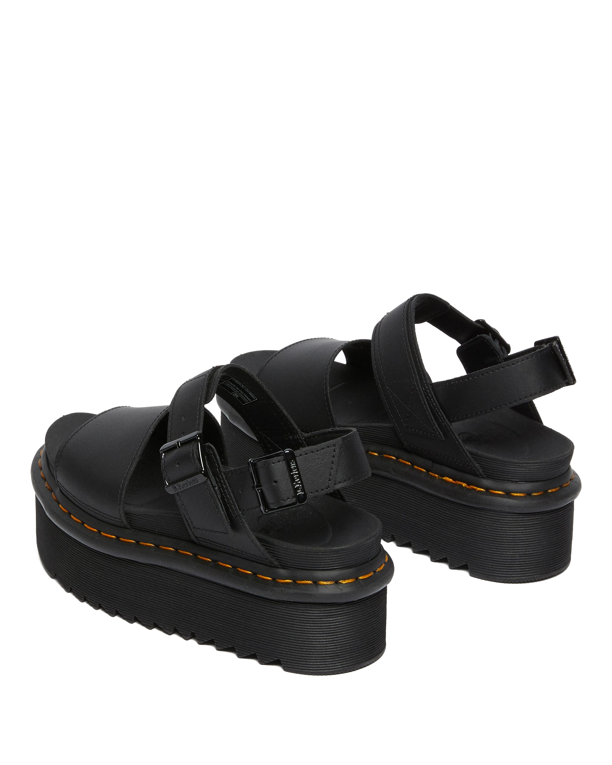 Sandali platform  Voss Quad di pelle con cinturino 