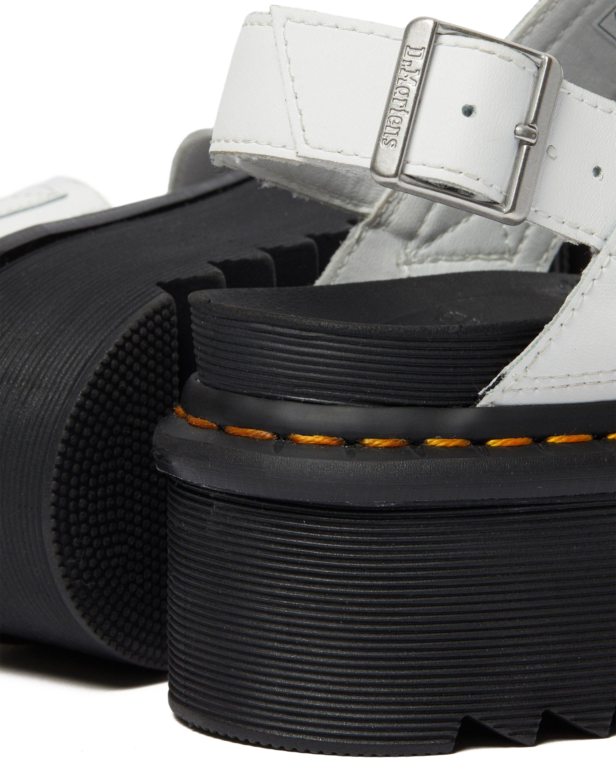 Voss Quad Leren Platform Sandalen met band