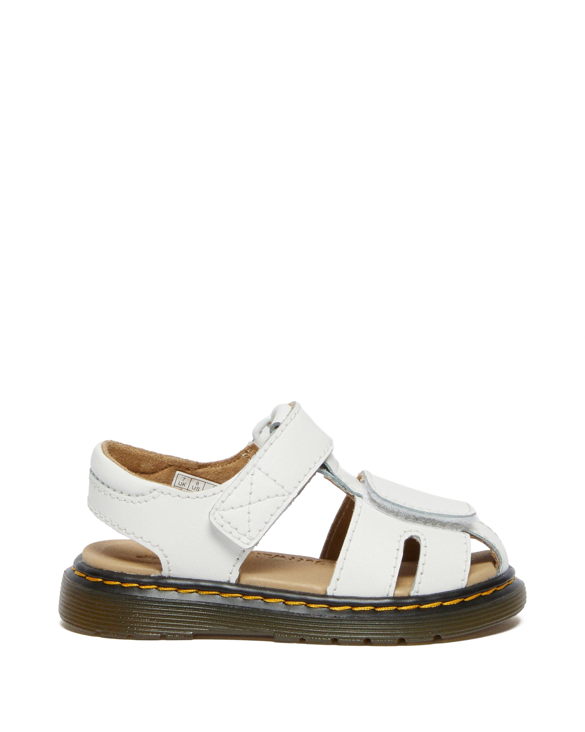 Sandalias Moby II para niños de piel con tiras con velcro