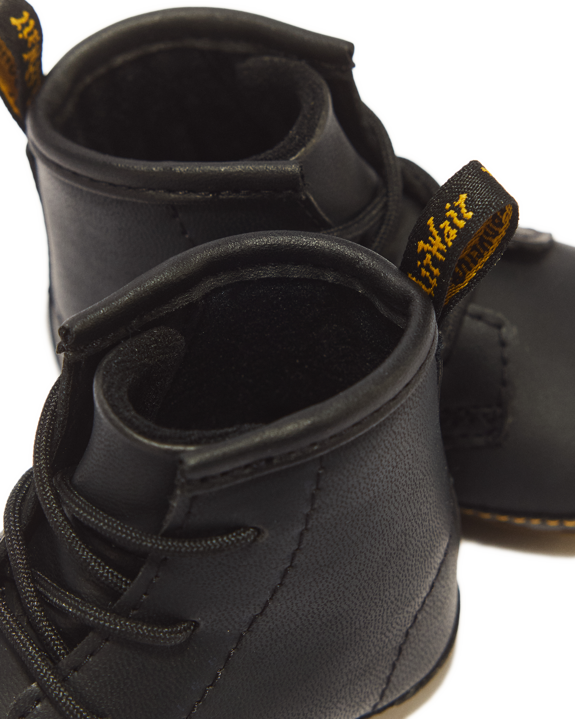 Newborn 1460 Auburn Leather Booties